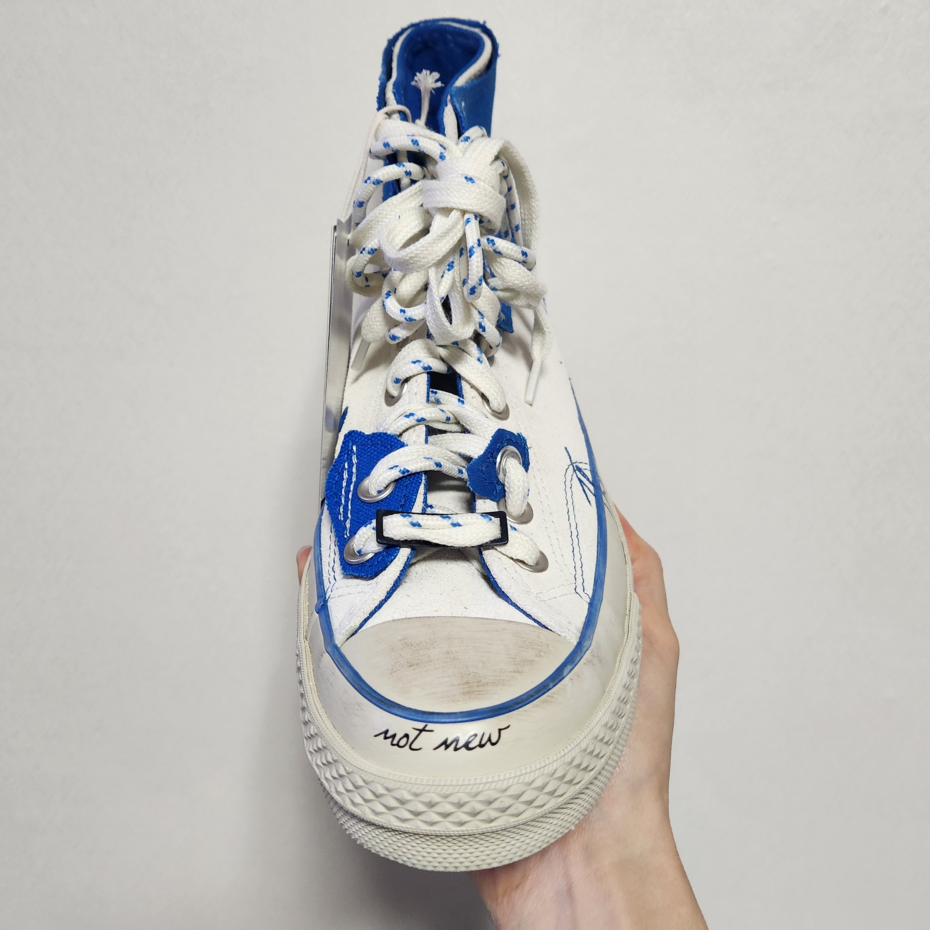 Converse x Ader Error Chuck 70 High White 착용 스타일 - 3