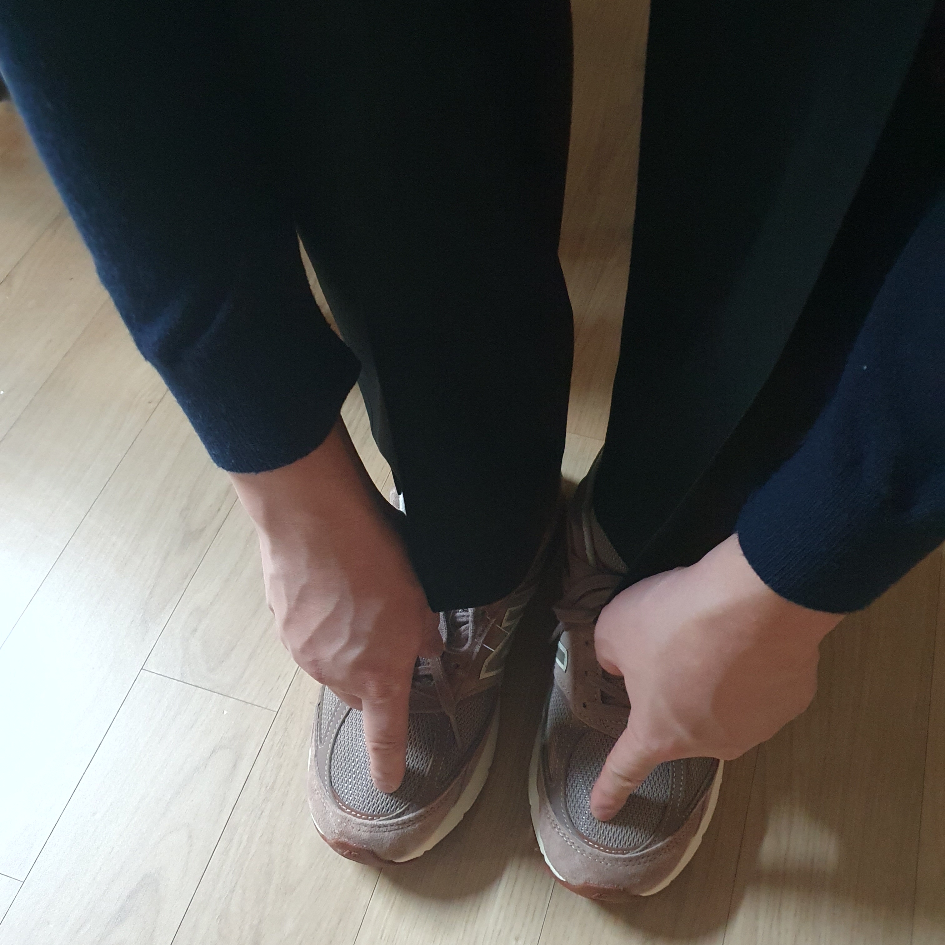New Balance x Slow Steady Club 990v5 Made in USA Brown, New Balance 993 Made in USA Grey - D Standard 착용 스타일 - 3