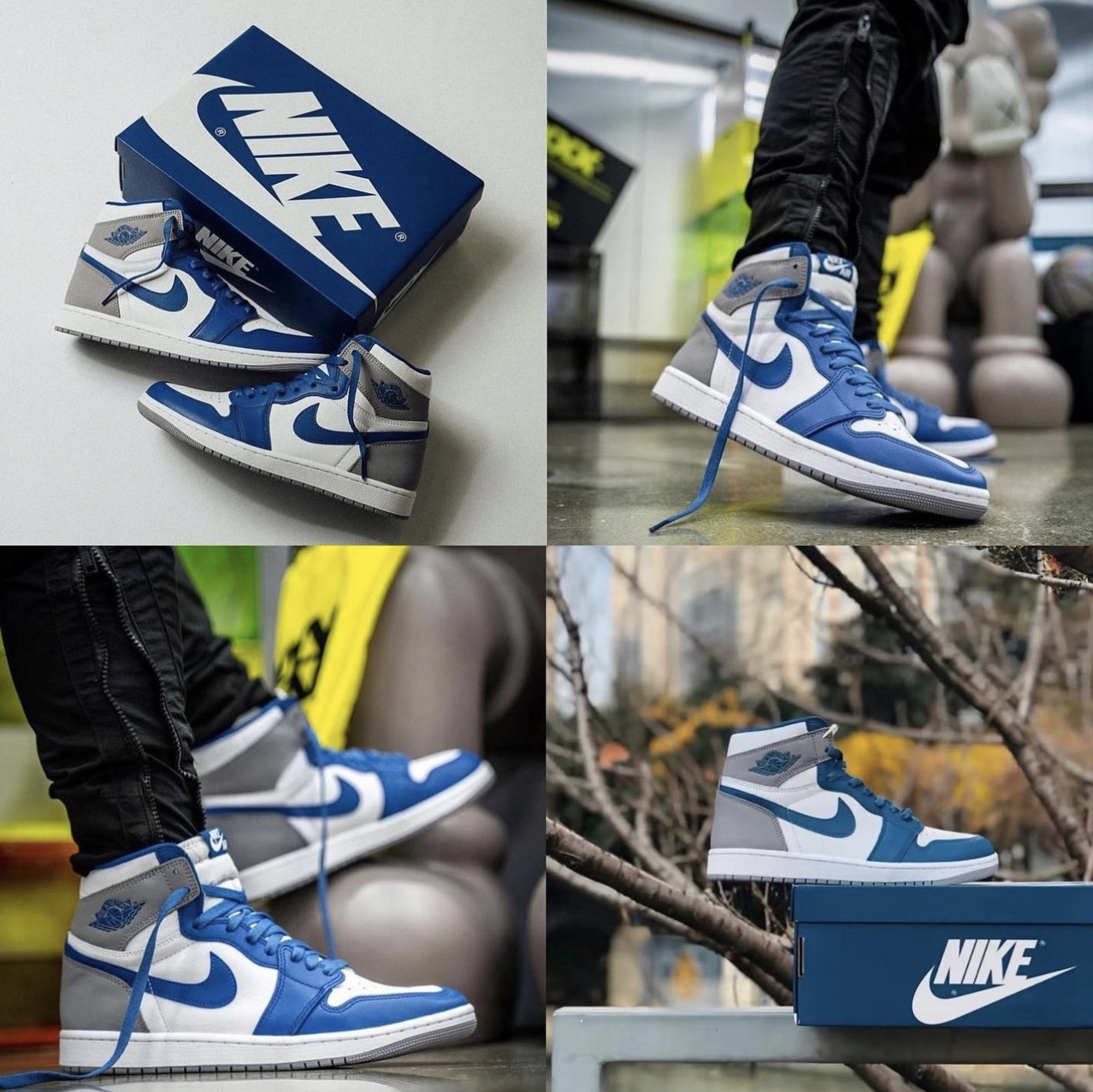 Jordan 1 Retro High OG True Blue 착용 스타일