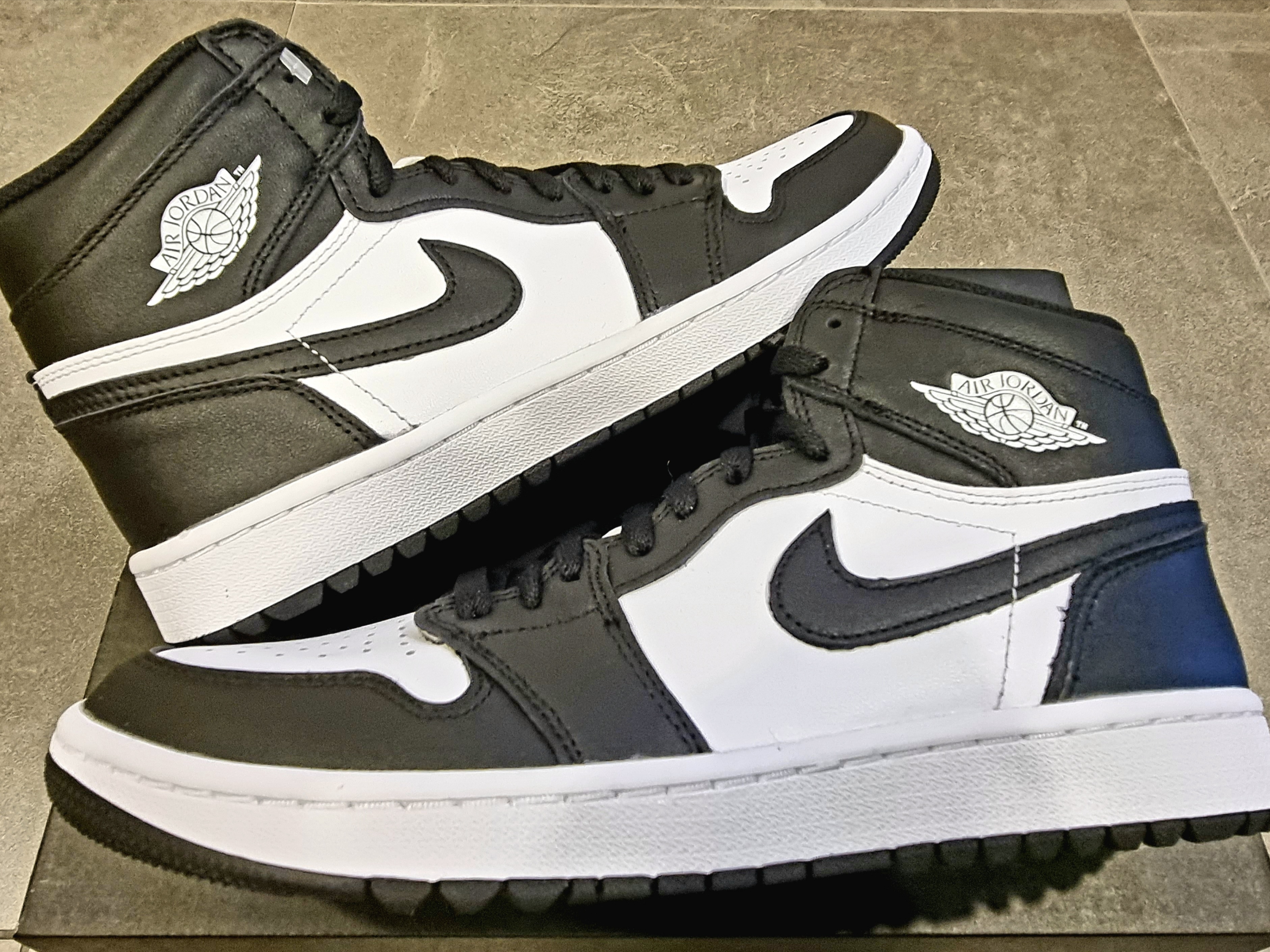 Jordan 1 High Golf White Black 착용 스타일 - 2