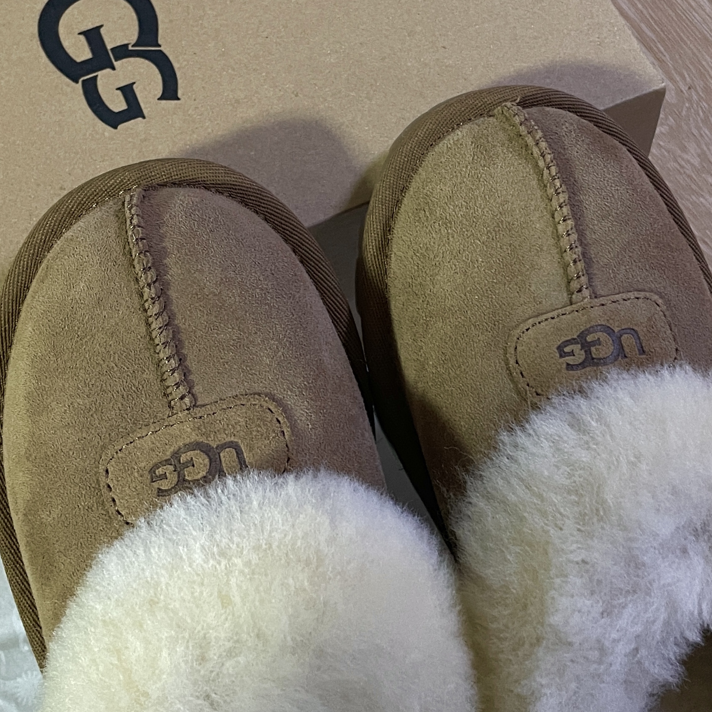 (W) UGG Coquette Slipper Chestnut 착용 스타일