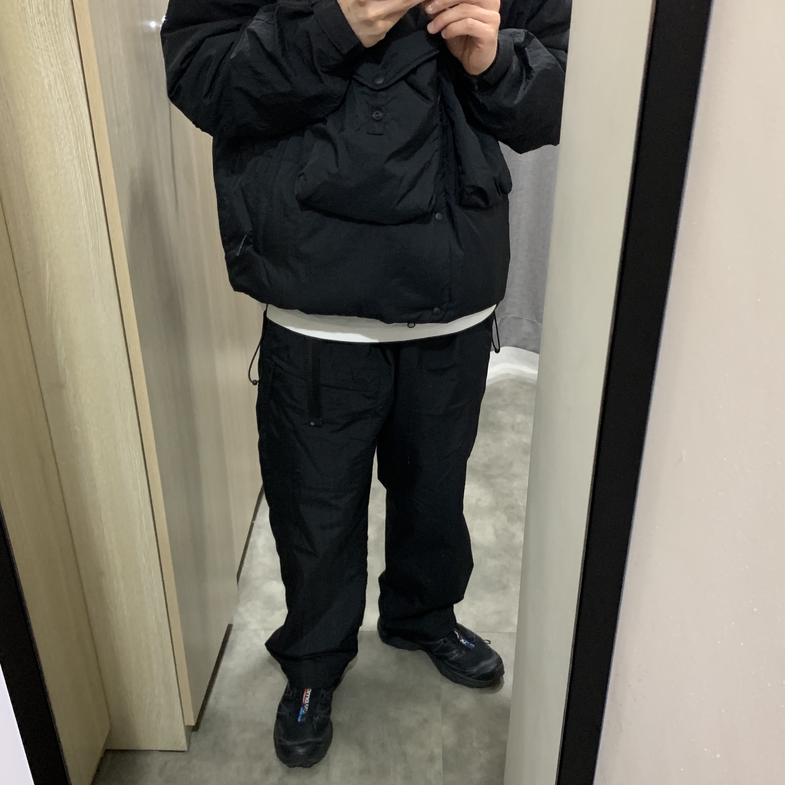 Salomon XT-6 ADV Black 착용 스타일