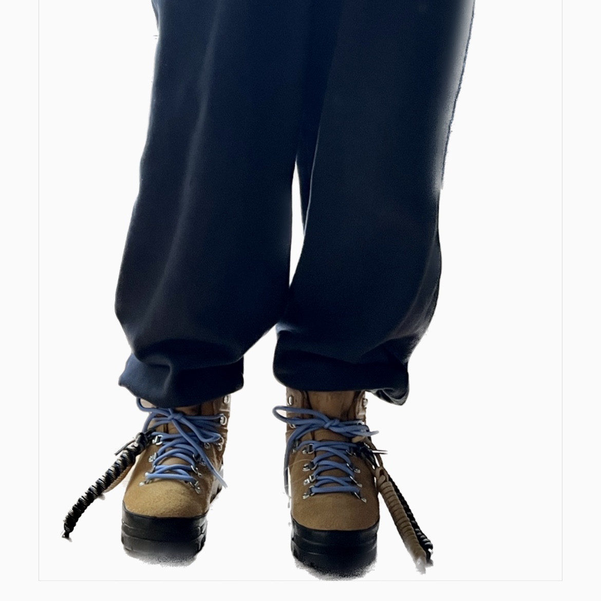 Timberland x Stussy World Hiker Boot Wheat - Medium 착용 스타일 - 3