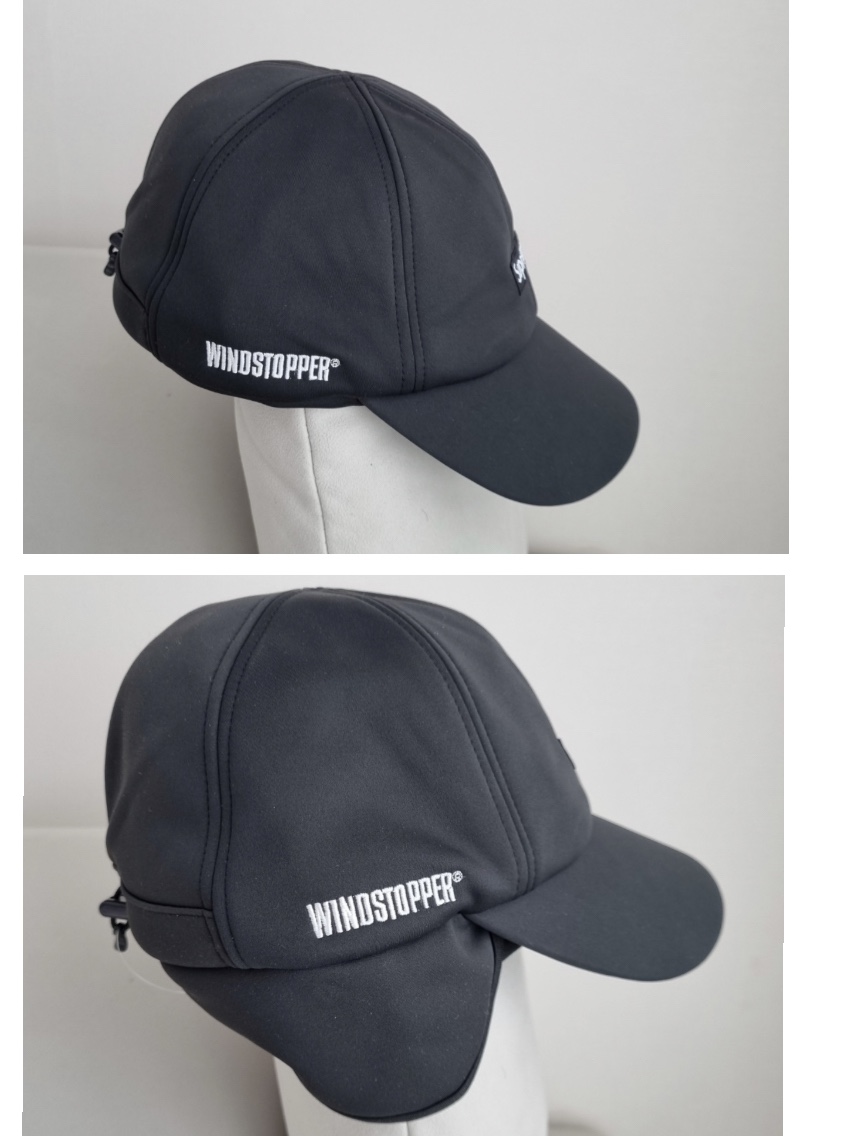 Supreme Windstopper Facemask 6-Panel Black - 22FW 착용 스타일 - 3