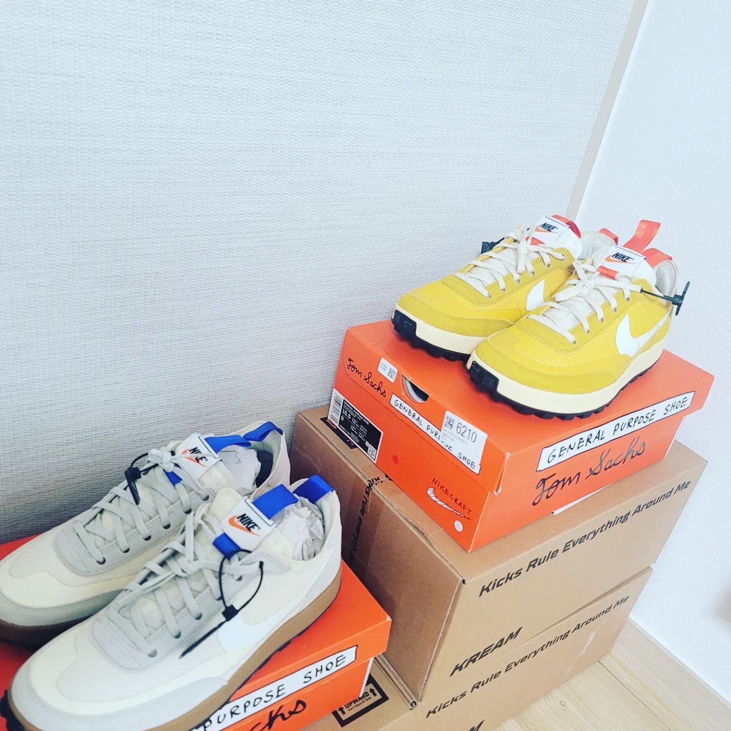 Nike x Tom Sachs General Purpose Shoe Light Cream 착용 스타일 - 1