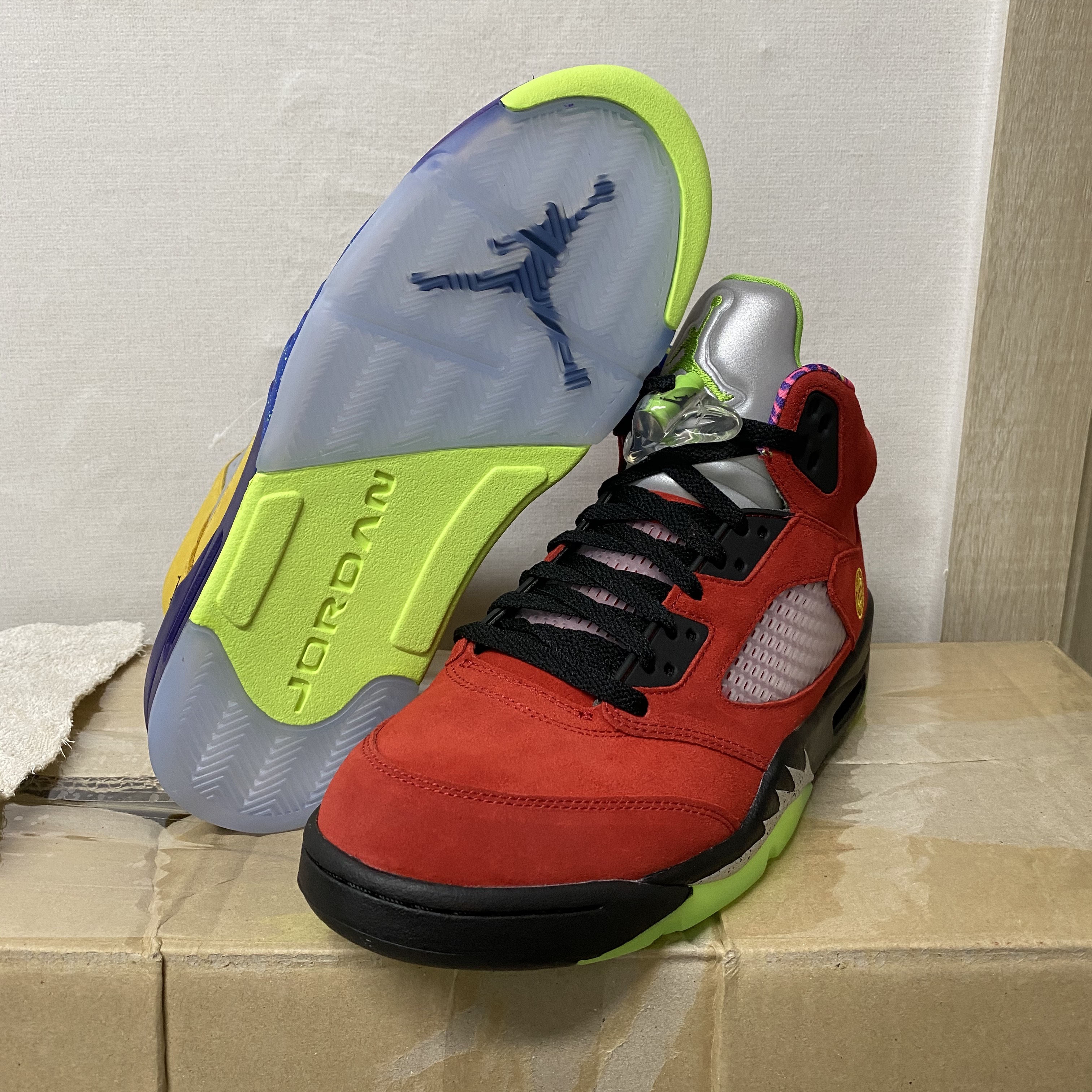 Jordan 5 Retro SE What The 착용 스타일 - 3