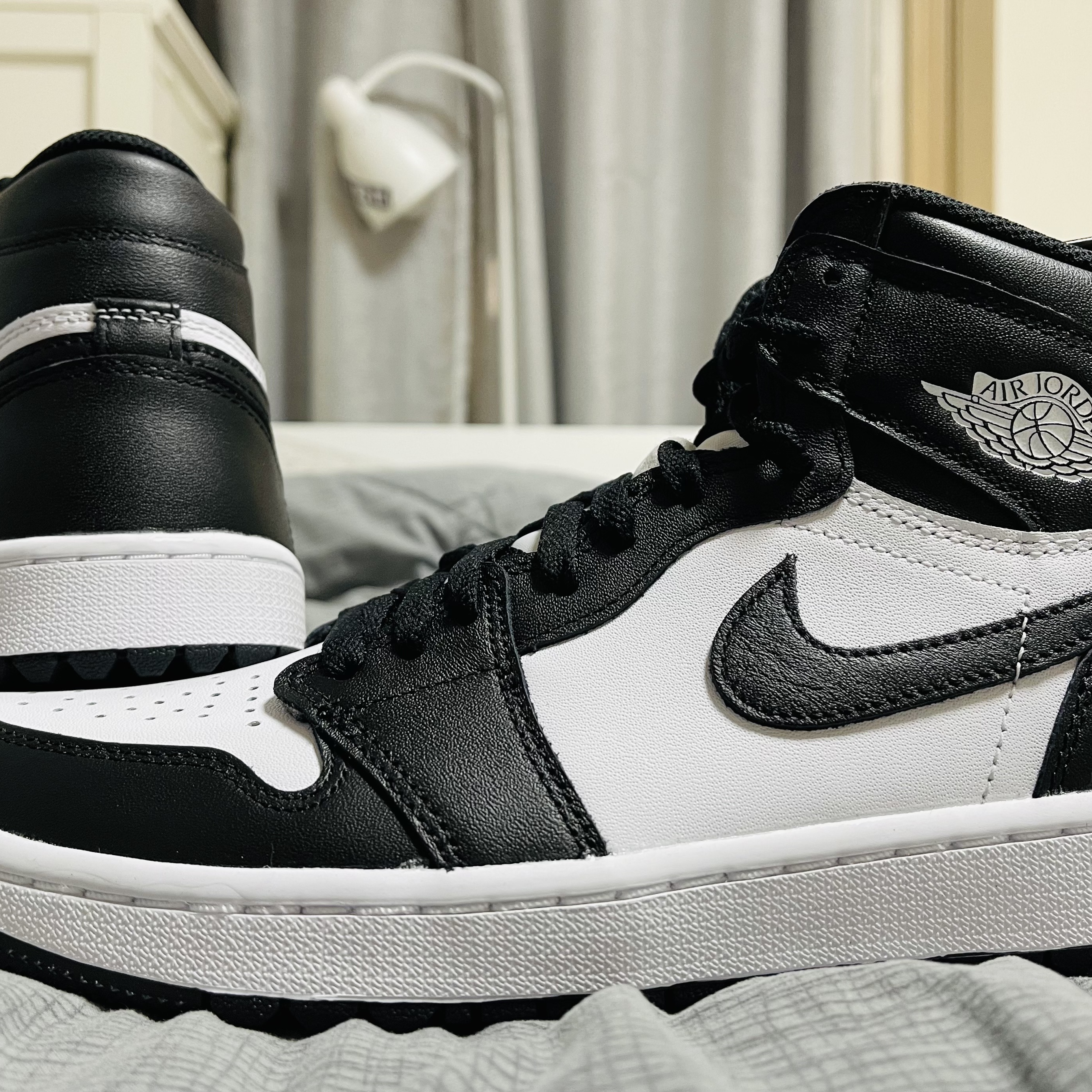 Jordan 1 High Golf White Black 착용 스타일 - 3