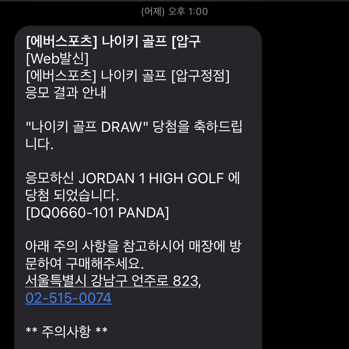 Jordan 1 High Golf White Black 착용 스타일