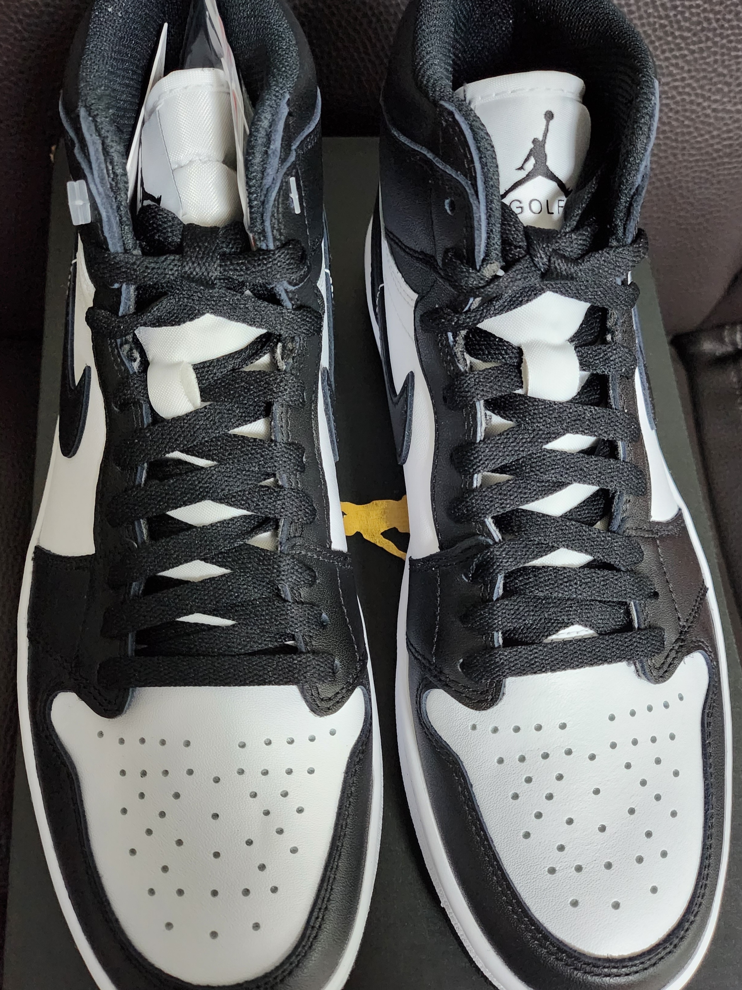 Jordan 1 High Golf White Black 착용 스타일 - 2