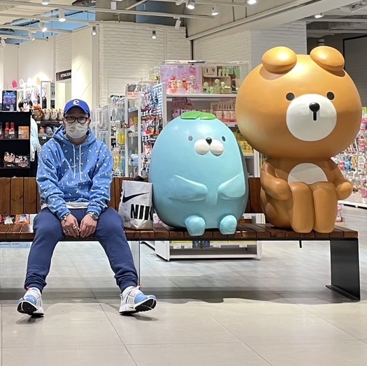 Nike x Hello Kitty NRG Fleece Hoodie Blue - Asia, Nike x Hello Kitty Air Presto University Blue 착용 스타일