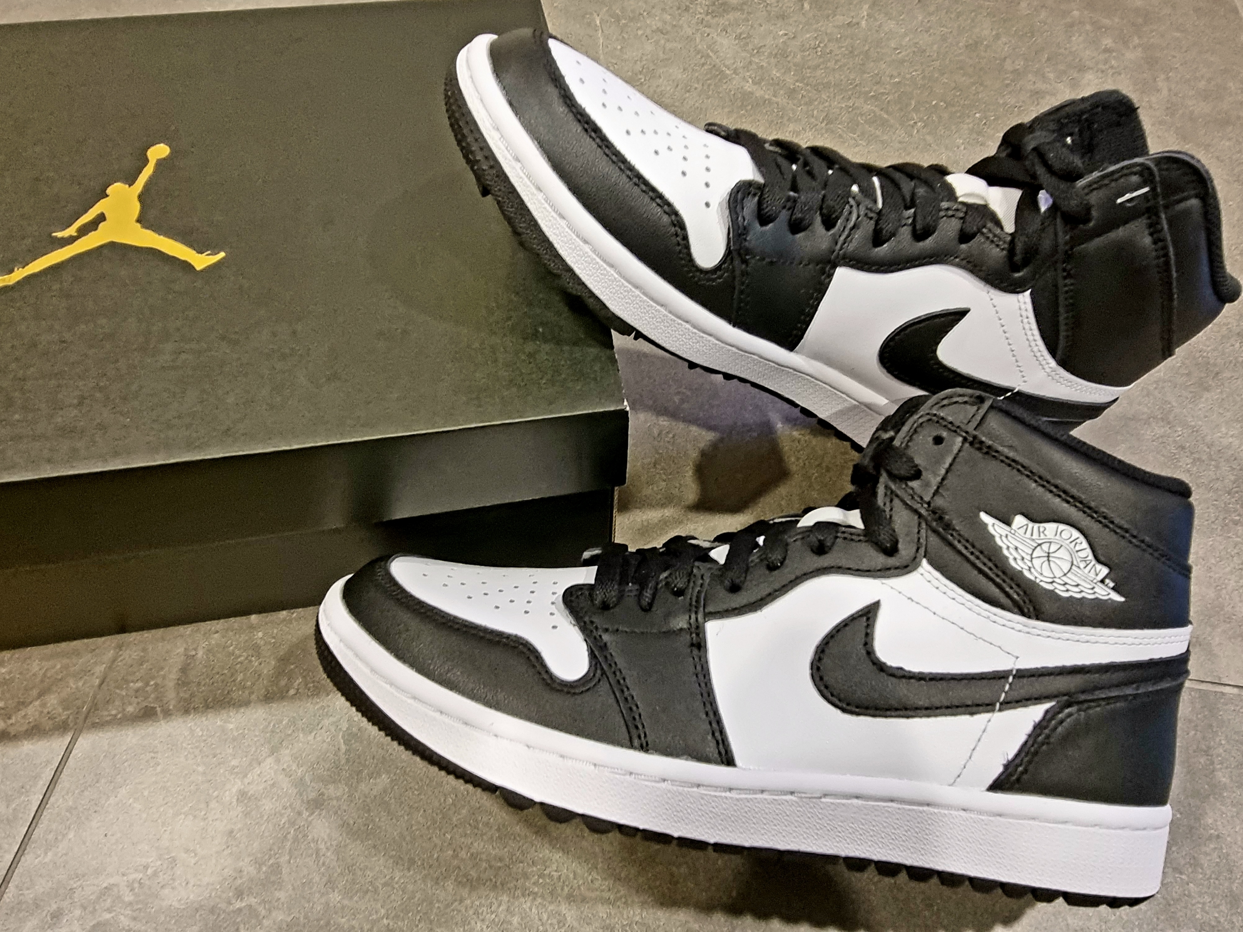 Jordan 1 High Golf White Black 착용 스타일 - 5