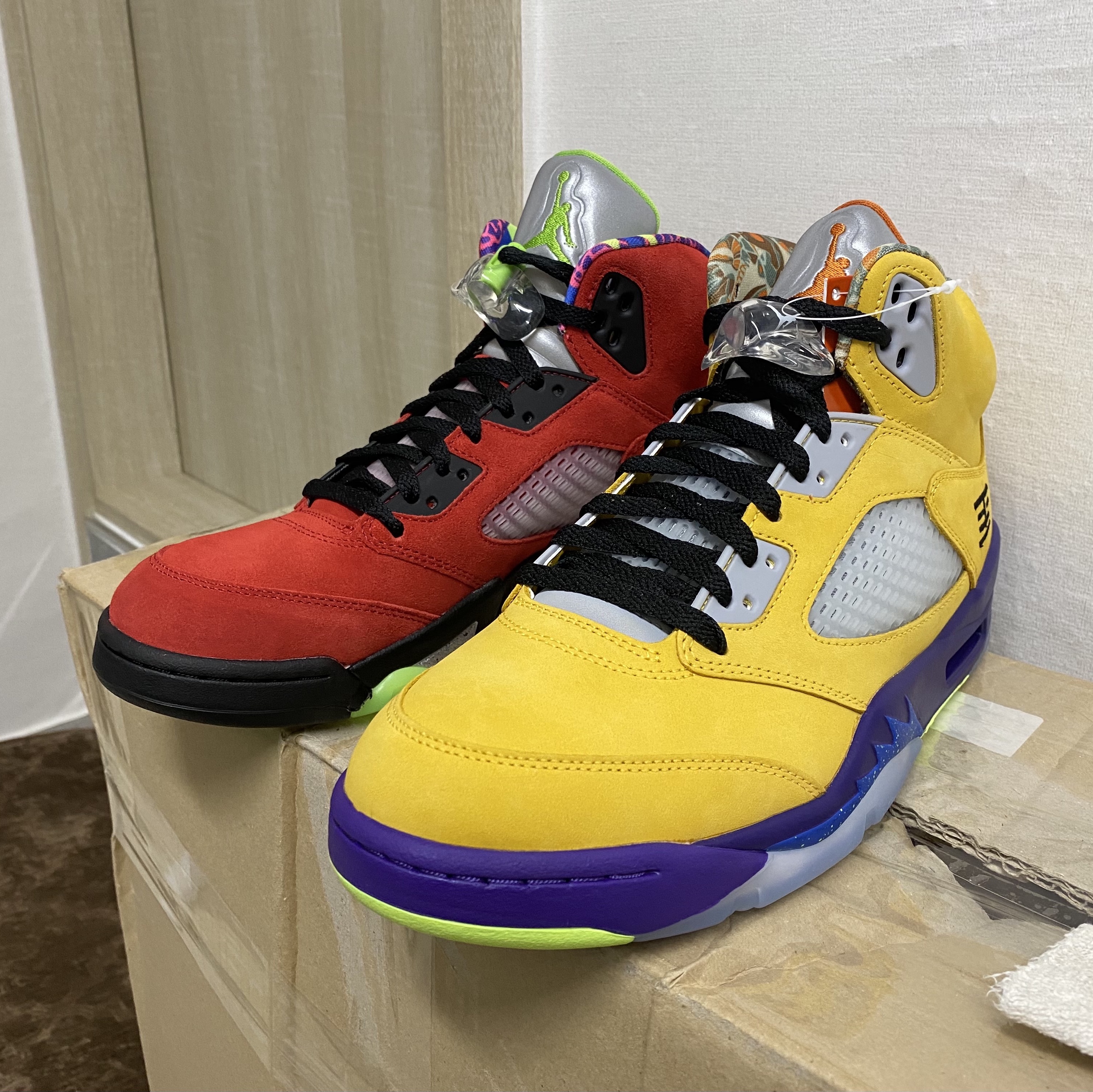 Jordan 5 Retro SE What The 착용 스타일 - 1