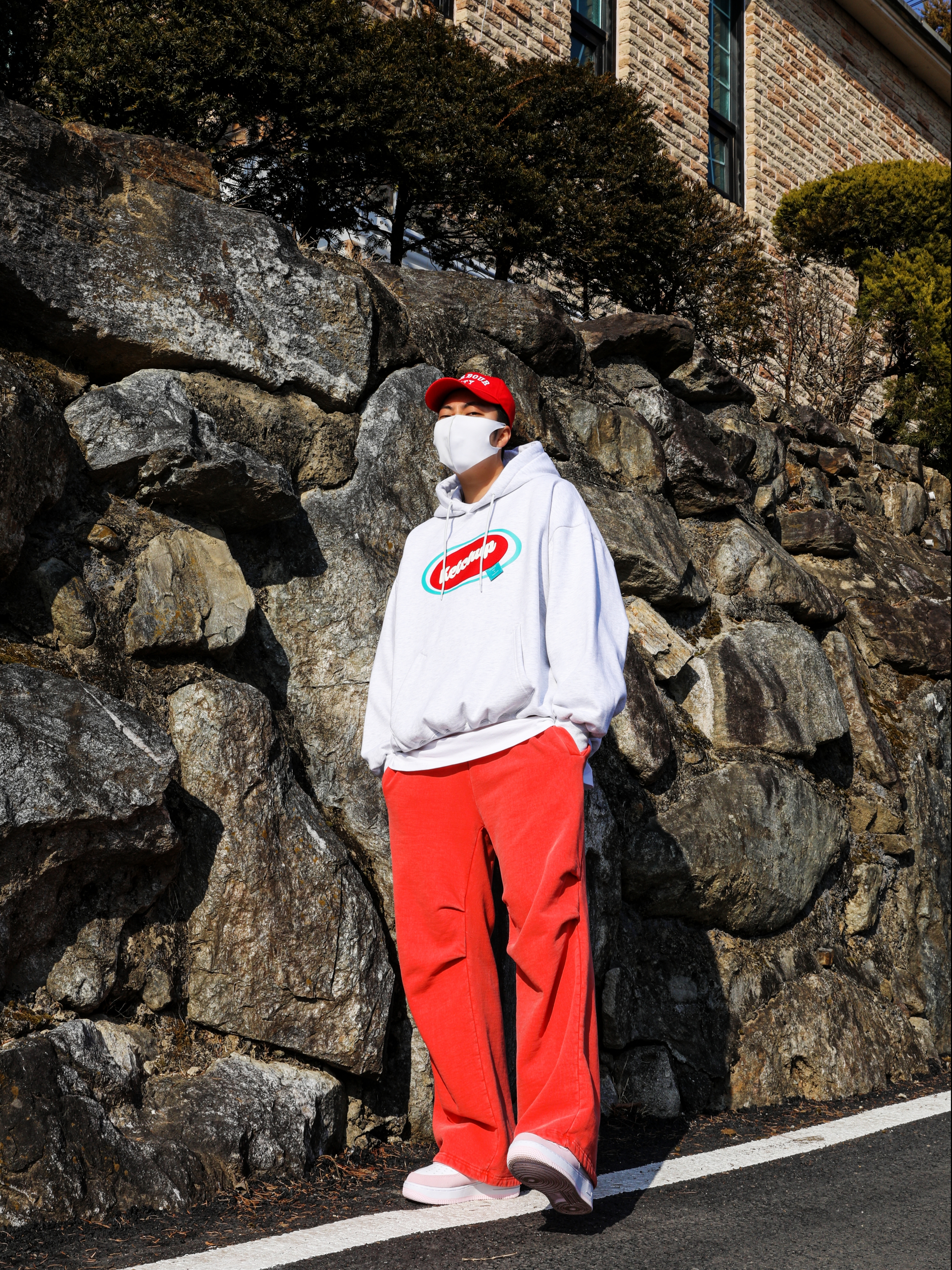 Nike Air Force 1 '07 QS Valentine's Day 착용 스타일 - 2