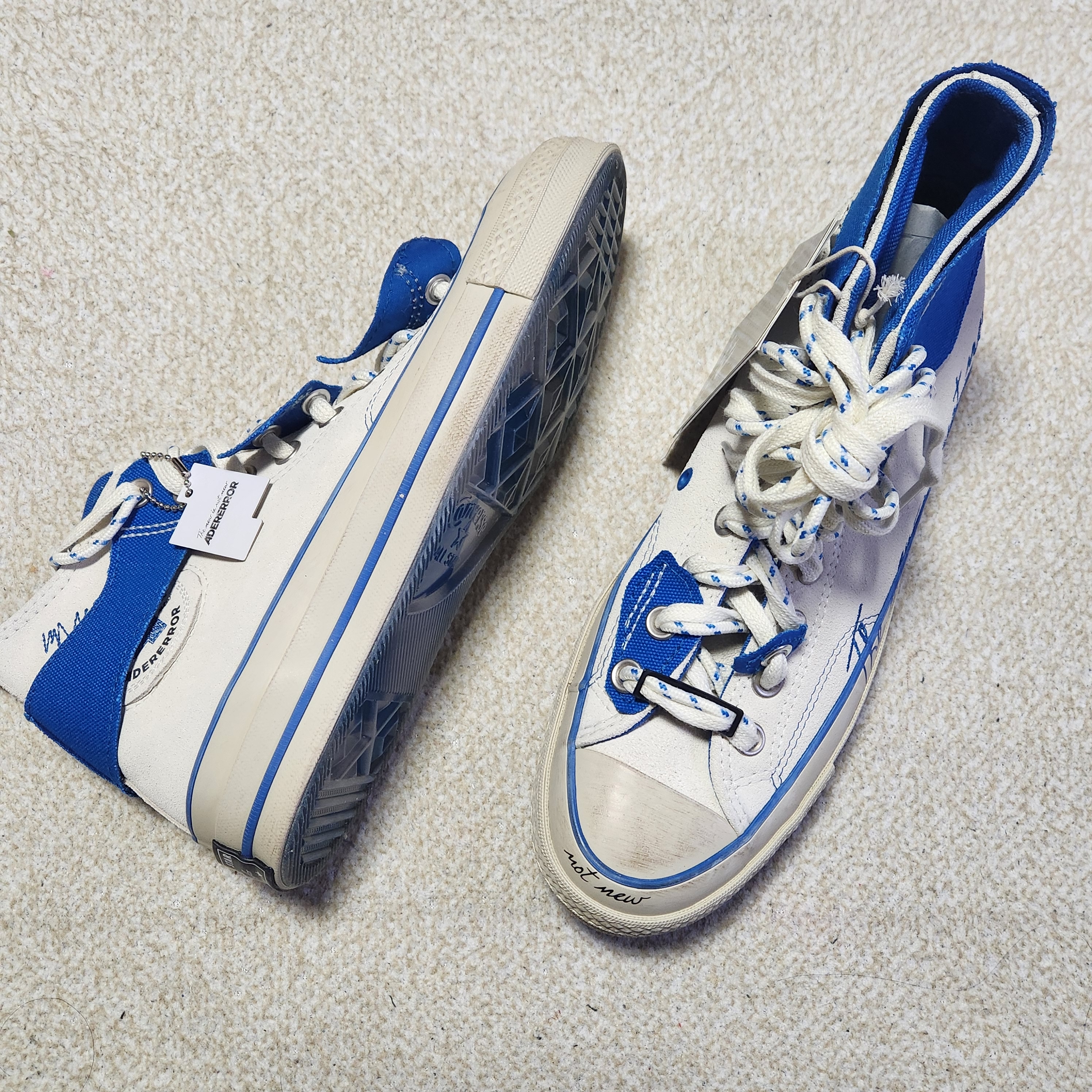 Converse x Ader Error Chuck 70 High White 착용 스타일 - 1