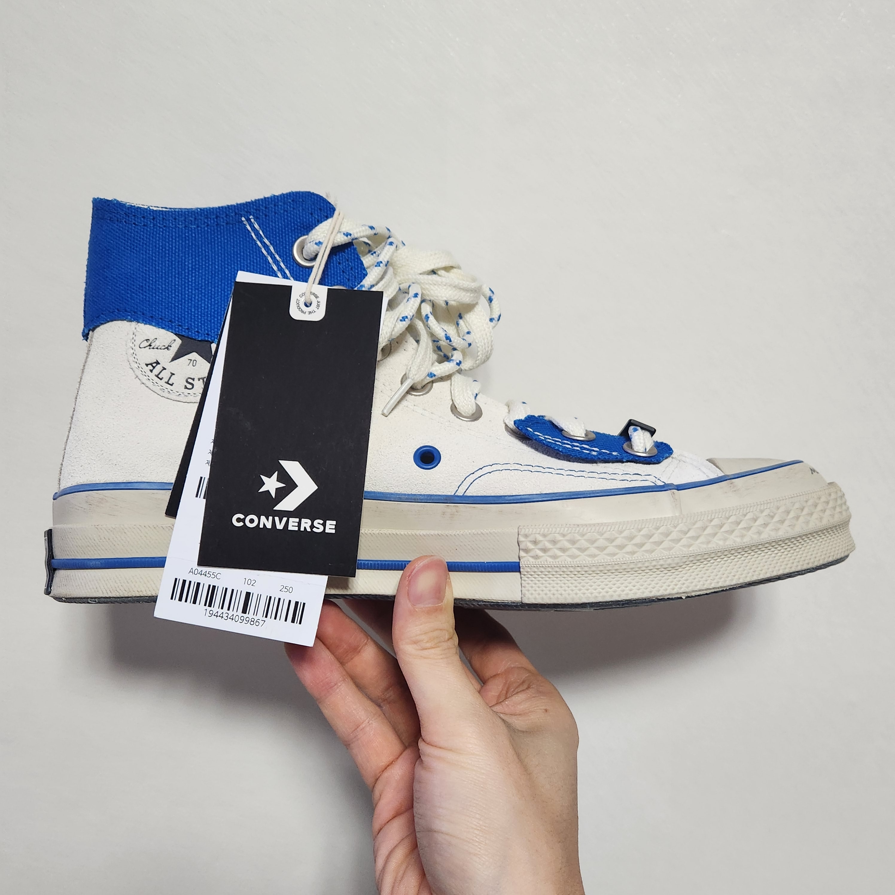 Converse x Ader Error Chuck 70 High White 착용 스타일 - 4