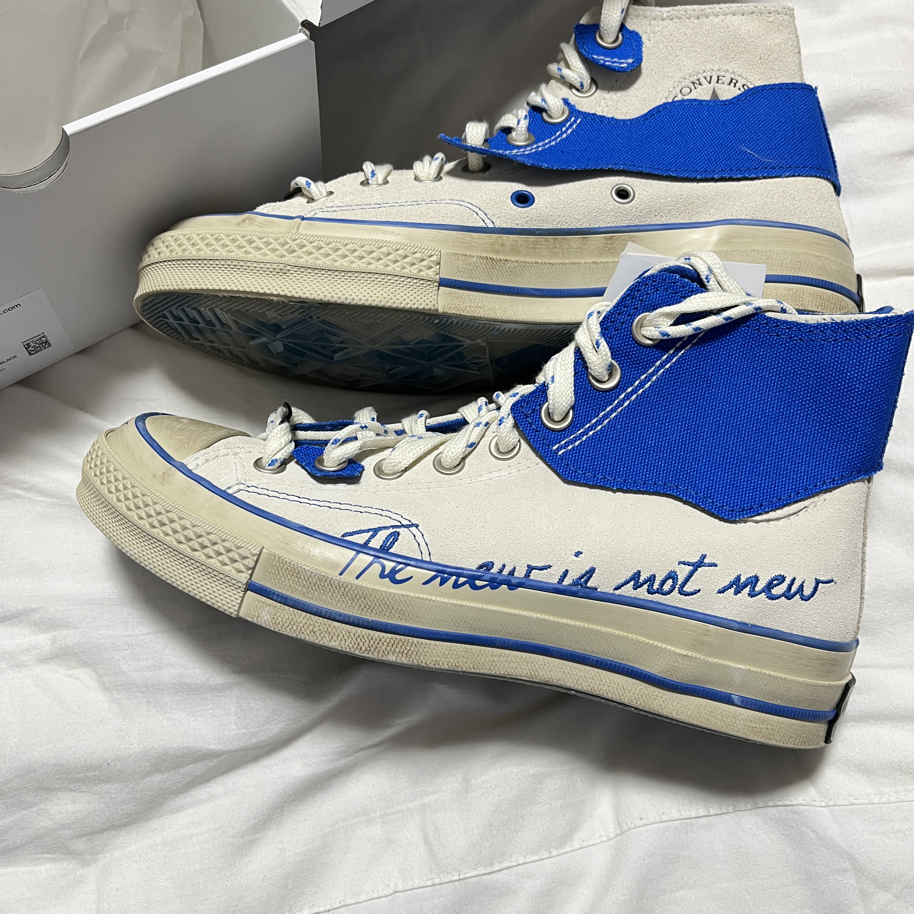 Converse x Ader Error Chuck 70 High White 착용 스타일 - 3