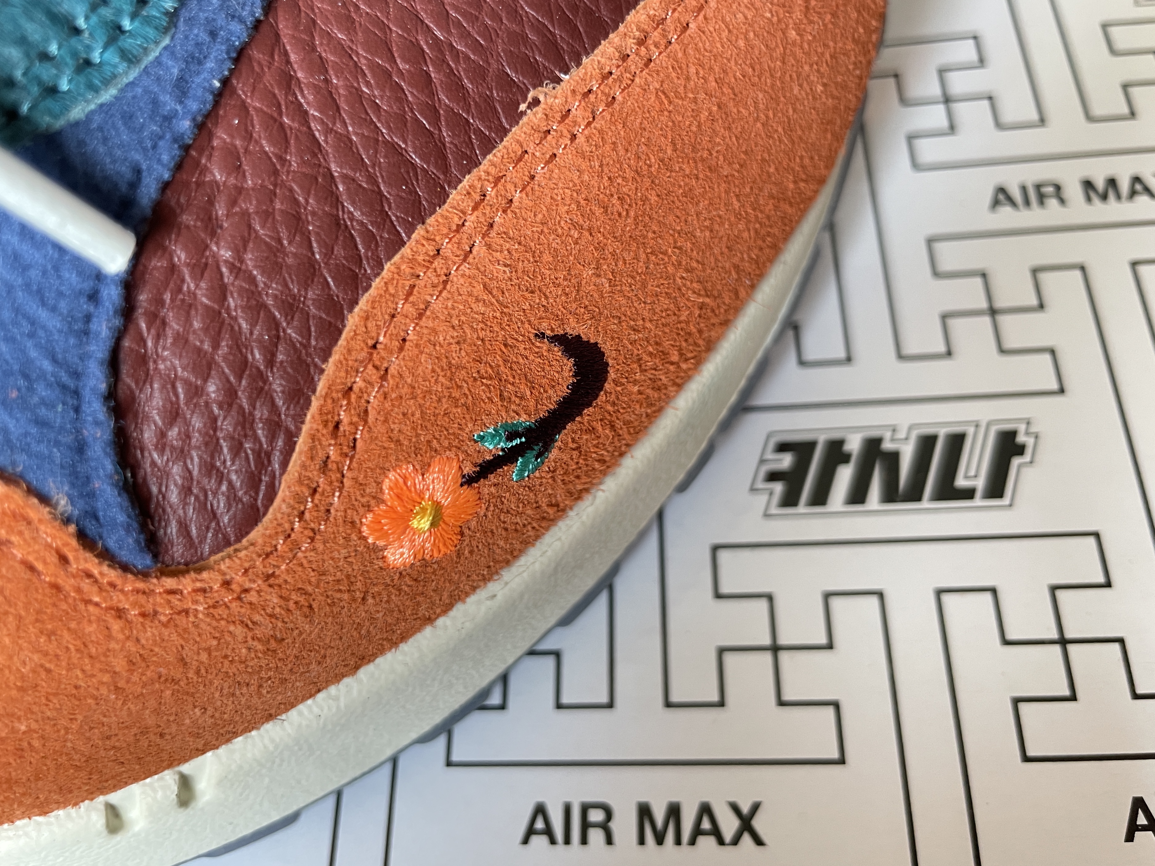 Nike x Kasina Air Max 1 SP Won-Ang Orange 착용 스타일 - 5