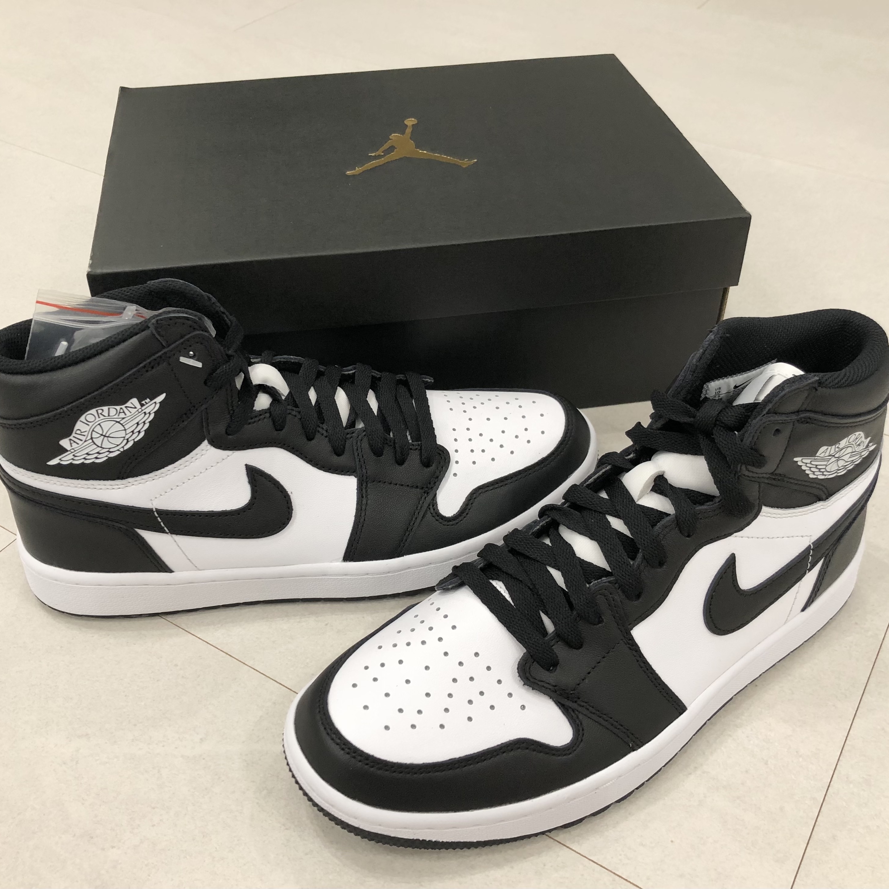 Jordan 1 High Golf White Black 착용 스타일