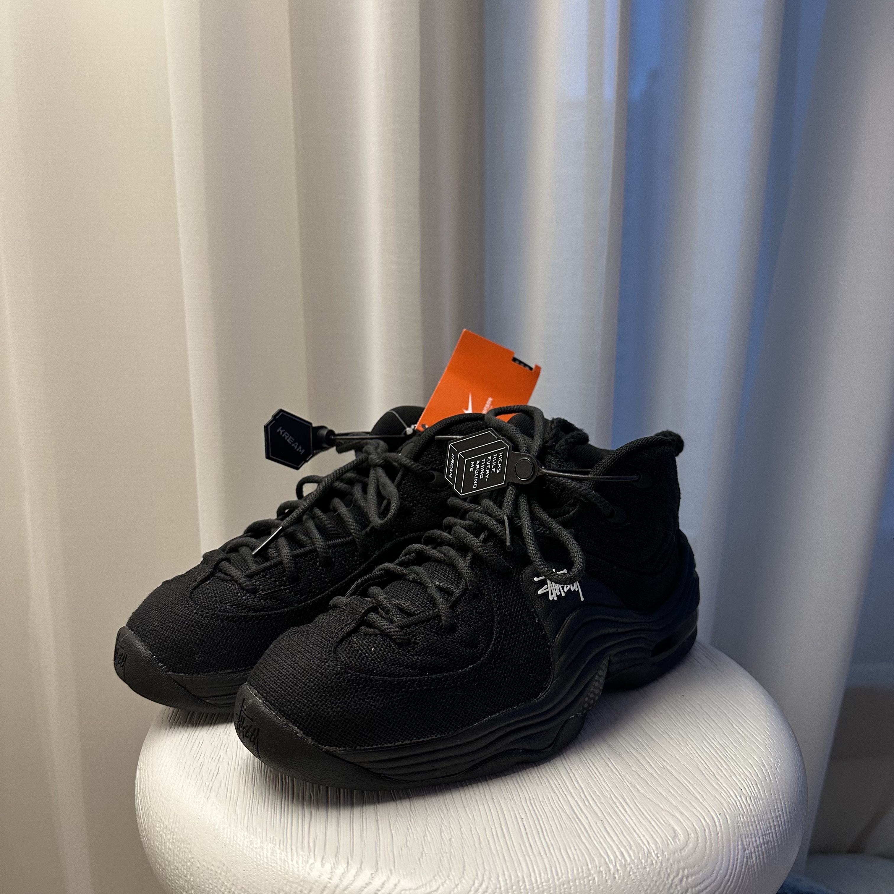 Nike x Stussy Air Penny II Black 착용 스타일