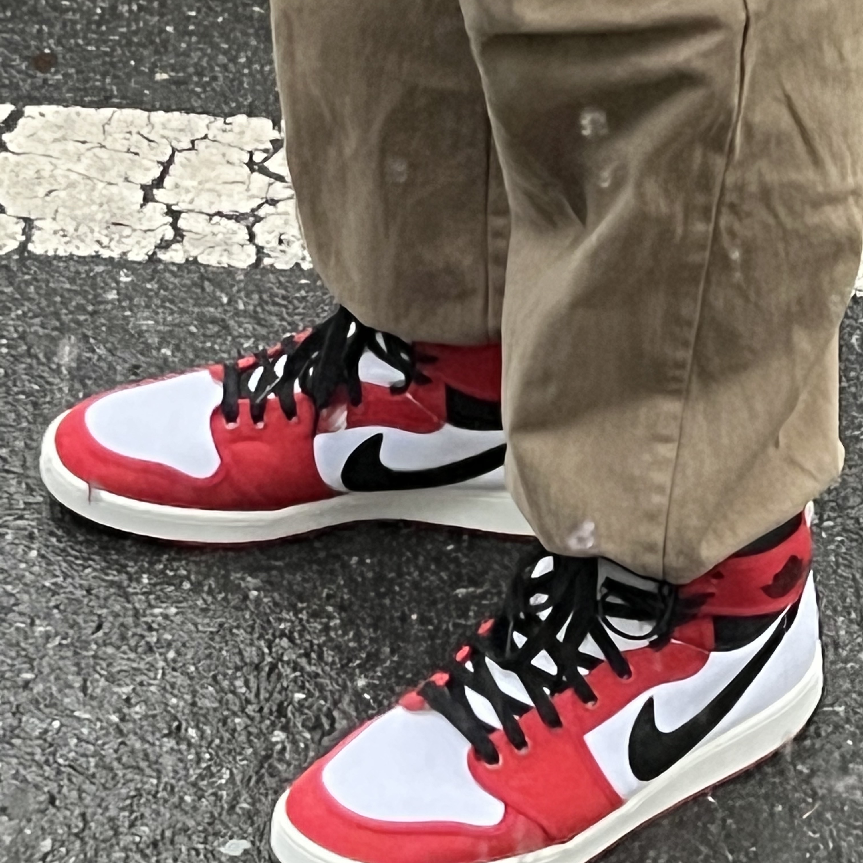 Jordan 1 KO Chicago 2021 착용 스타일 - 2