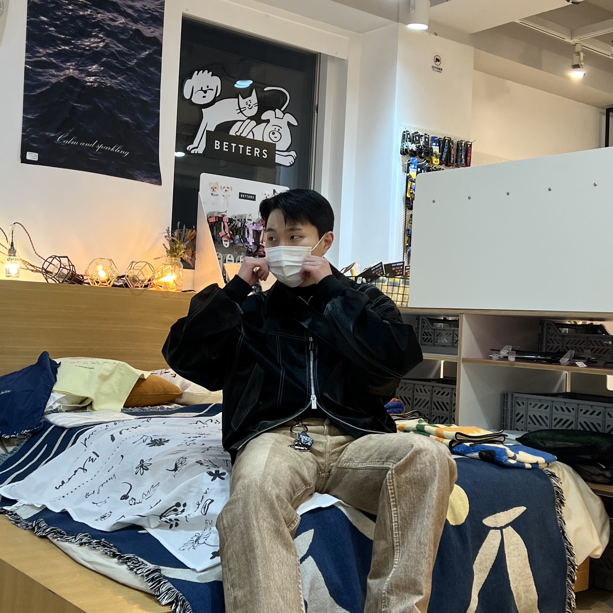 Our Legacy Third Cut Digital Dual Sand Denim 착용 스타일 - 2