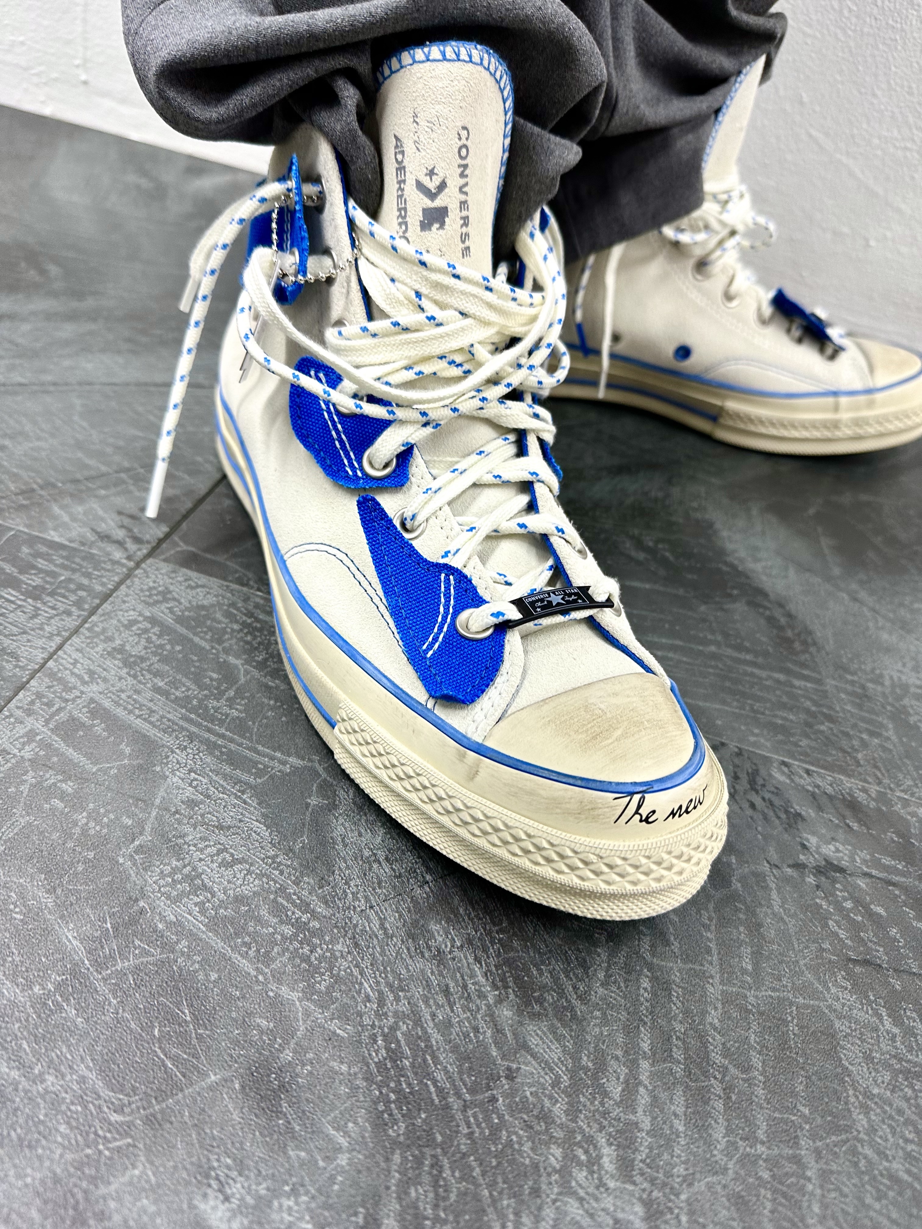 Converse x Ader Error Chuck 70 High White 착용 스타일 - 1