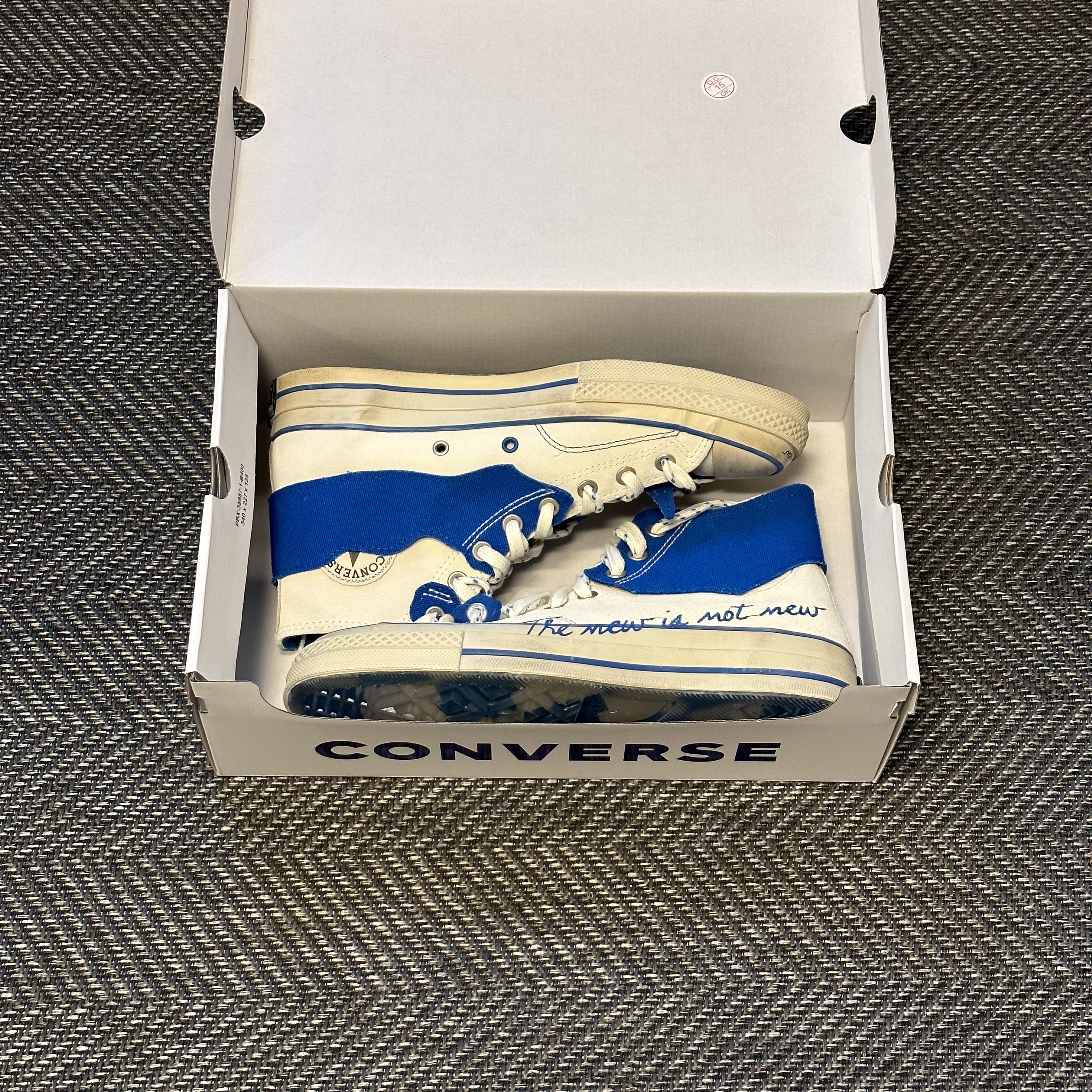 Converse x Ader Error Chuck 70 High White 착용 스타일 - 2