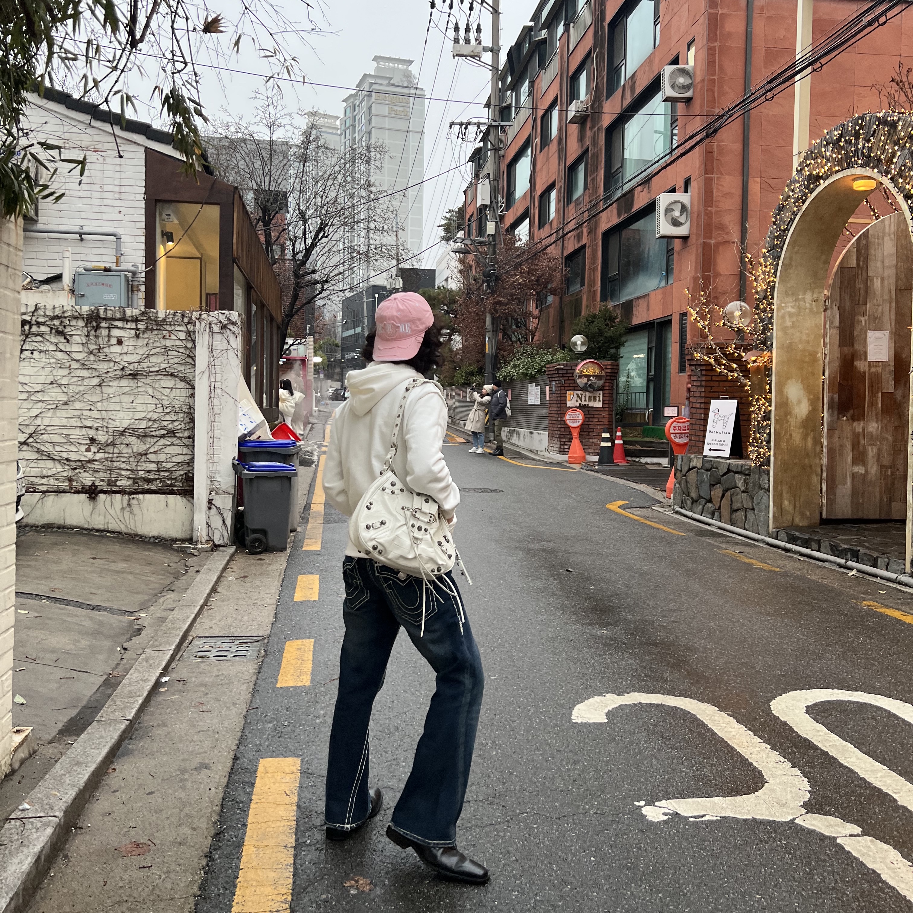 Supreme x True Religion 6-Panel Pink - 21FW, (W) The North Face White Label Novelty Nuptse Down Jacket Cocoa Brown 착용 스타일 - 2