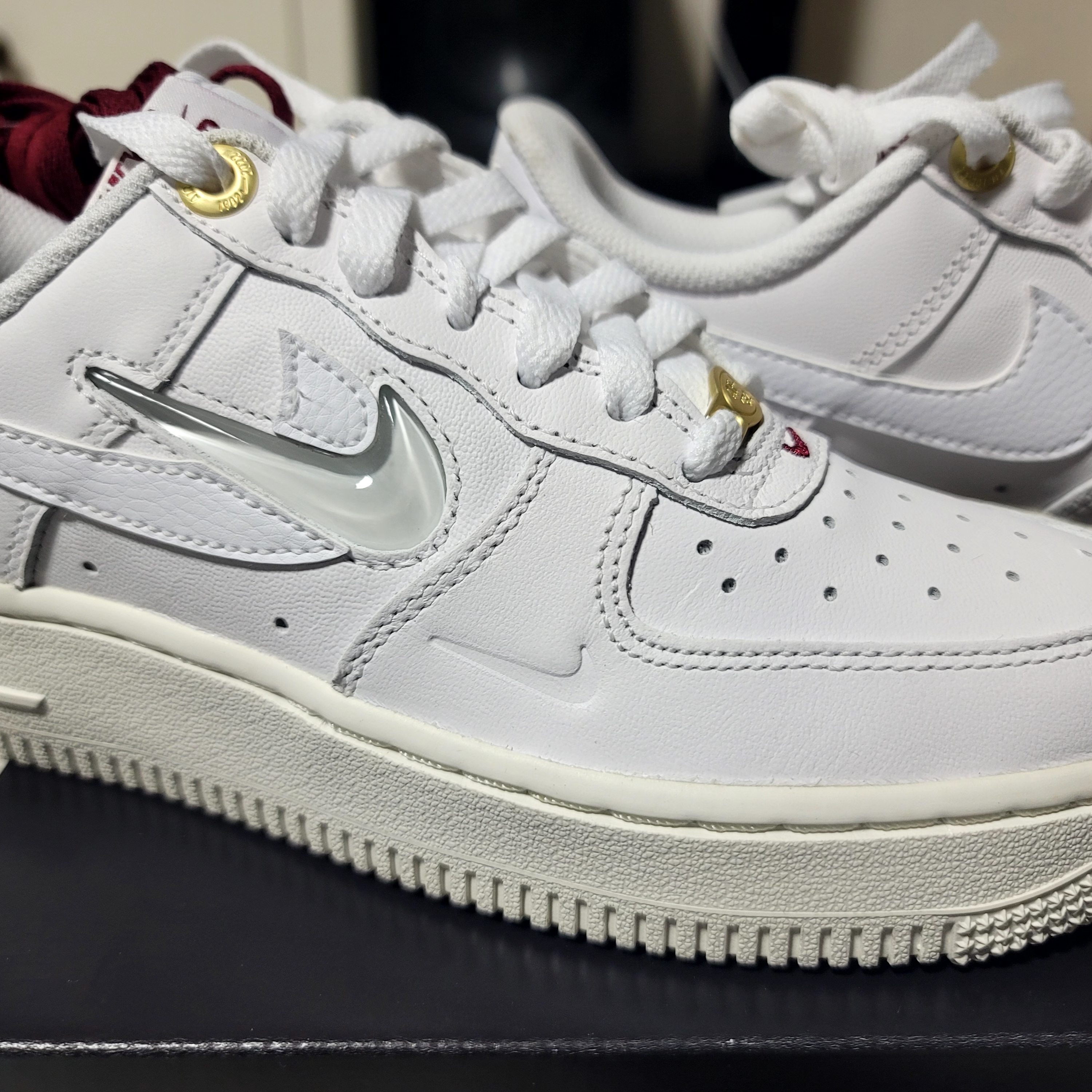 (W) Nike Air Force 1 '07 PRM White Sail 착용 스타일 - 5