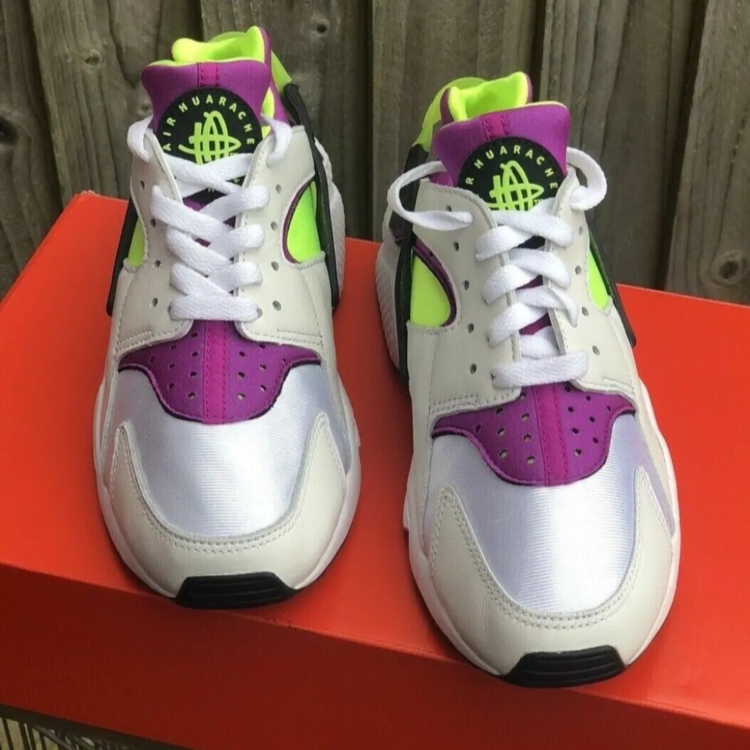(W) Nike Air Huarache Magenta 착용 스타일 - 5