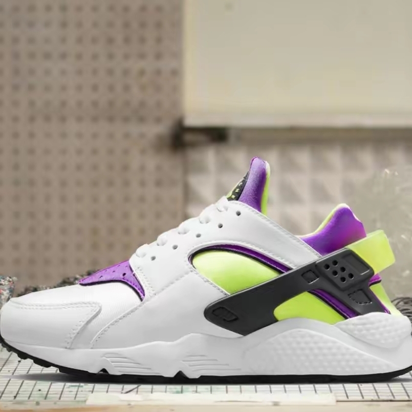 (W) Nike Air Huarache Magenta 착용 스타일 - 1