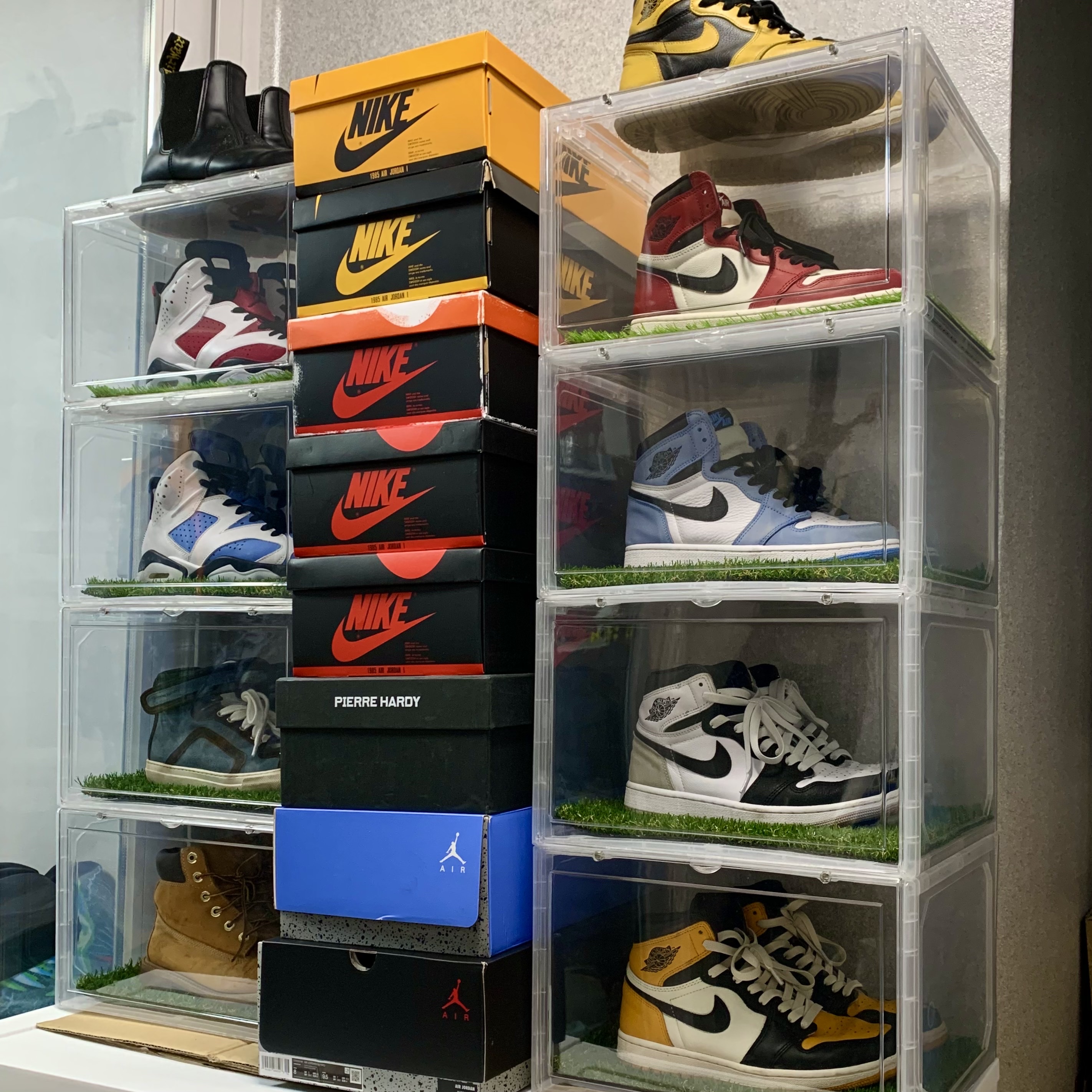 Jordan 1 Retro High OG Chicago 2022, Jordan 1 Retro High OG University Blue 착용 스타일