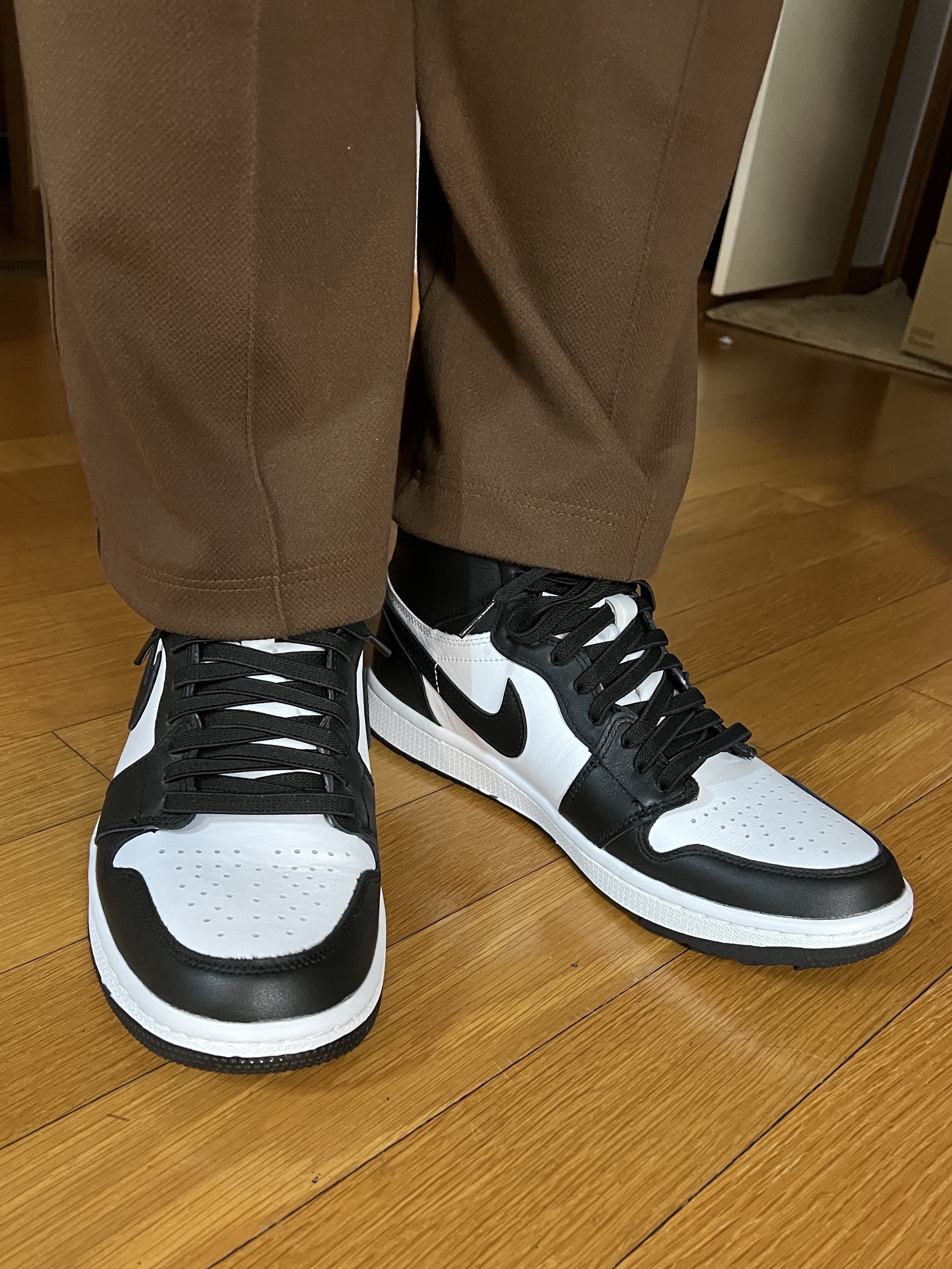Jordan 1 High Golf White Black 착용 스타일 - 3