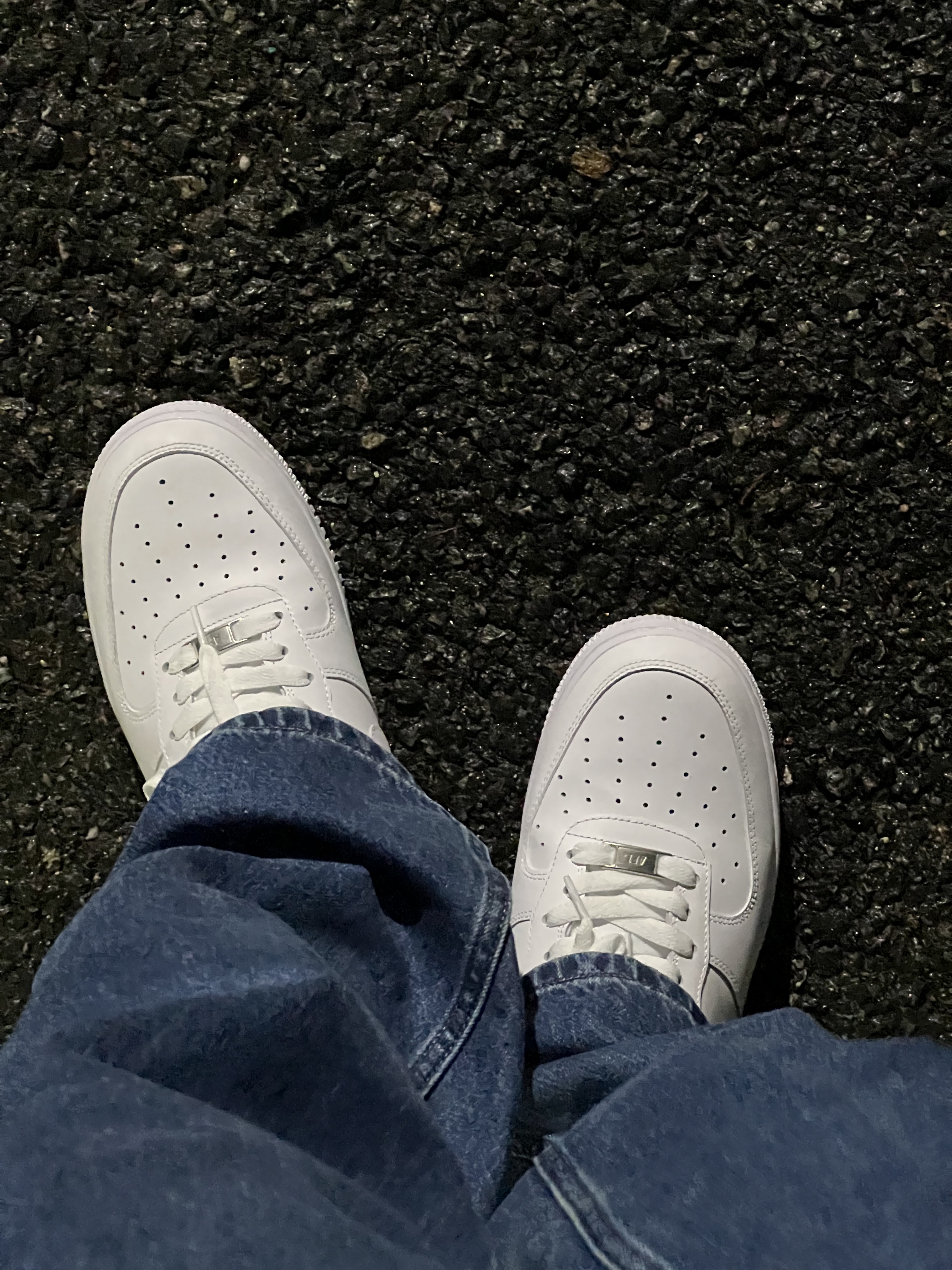 Nike Air Force 1 '07 Low White, Nike x Supreme Air Force 1 Low White 착용 스타일