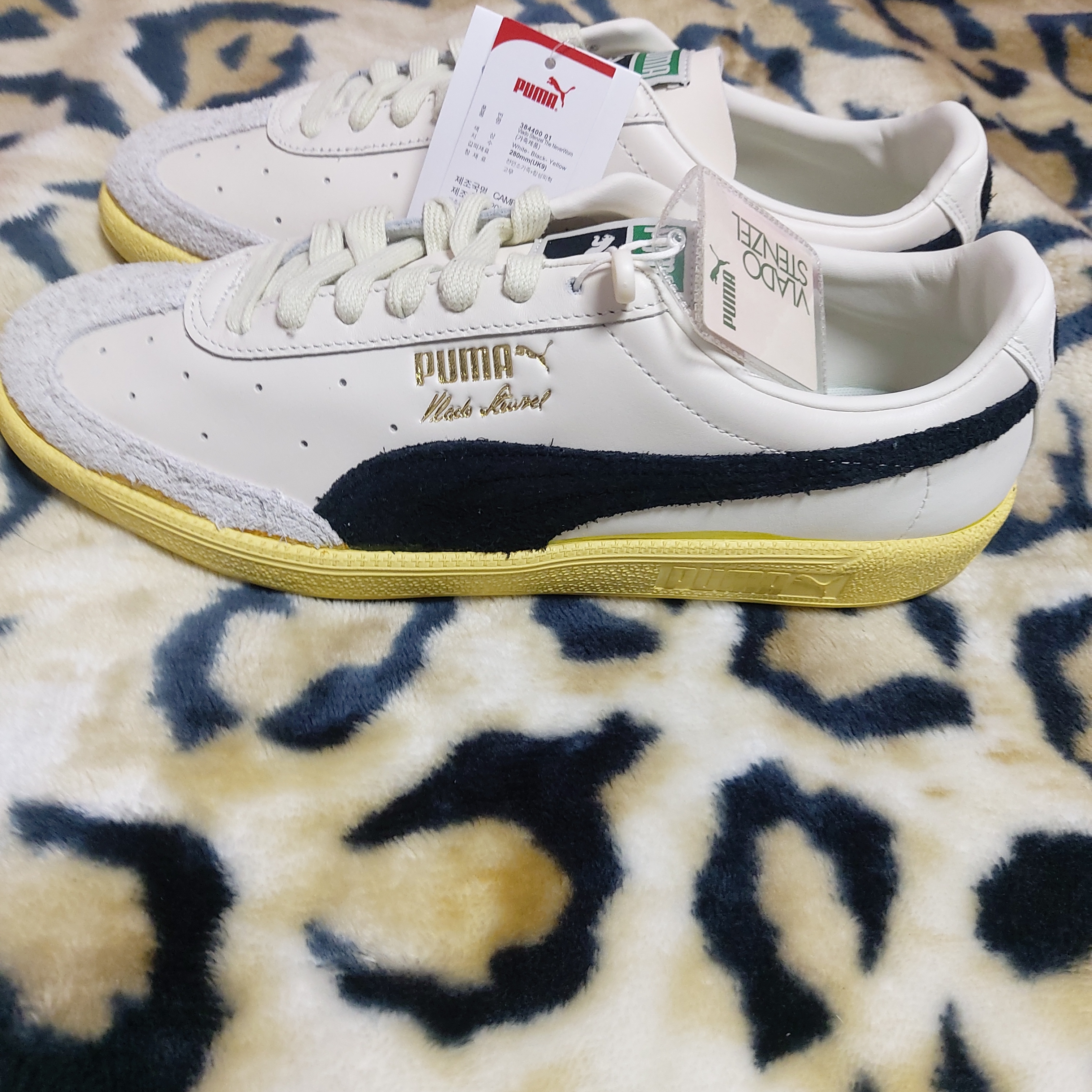 Puma Vlado Stenzel the Neverworn Whisper White Black 착용 스타일