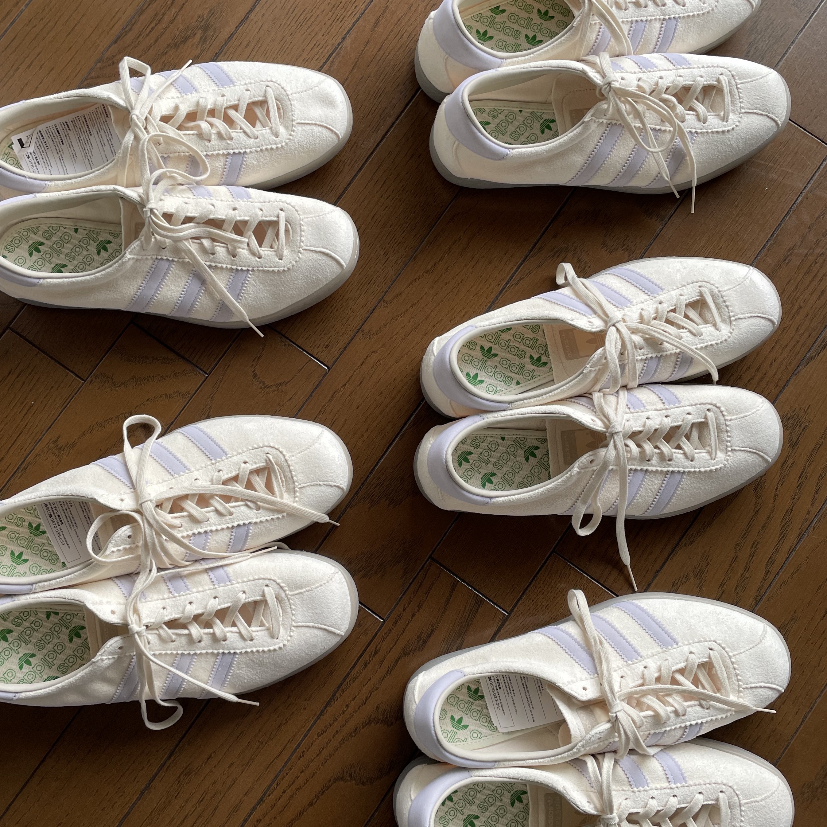 Adidas Tobacco Gruen Cream White Bliss 착용 스타일 - 3