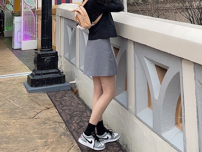 (GS) Jordan 1 Low Light Smoke Grey, Jordan 1 Low Light Smoke Grey 착용 스타일 - 1