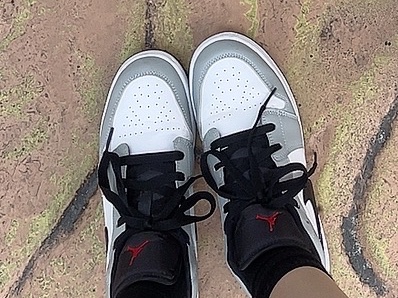 (GS) Jordan 1 Low Light Smoke Grey, Jordan 1 Low Light Smoke Grey 착용 스타일 - 2