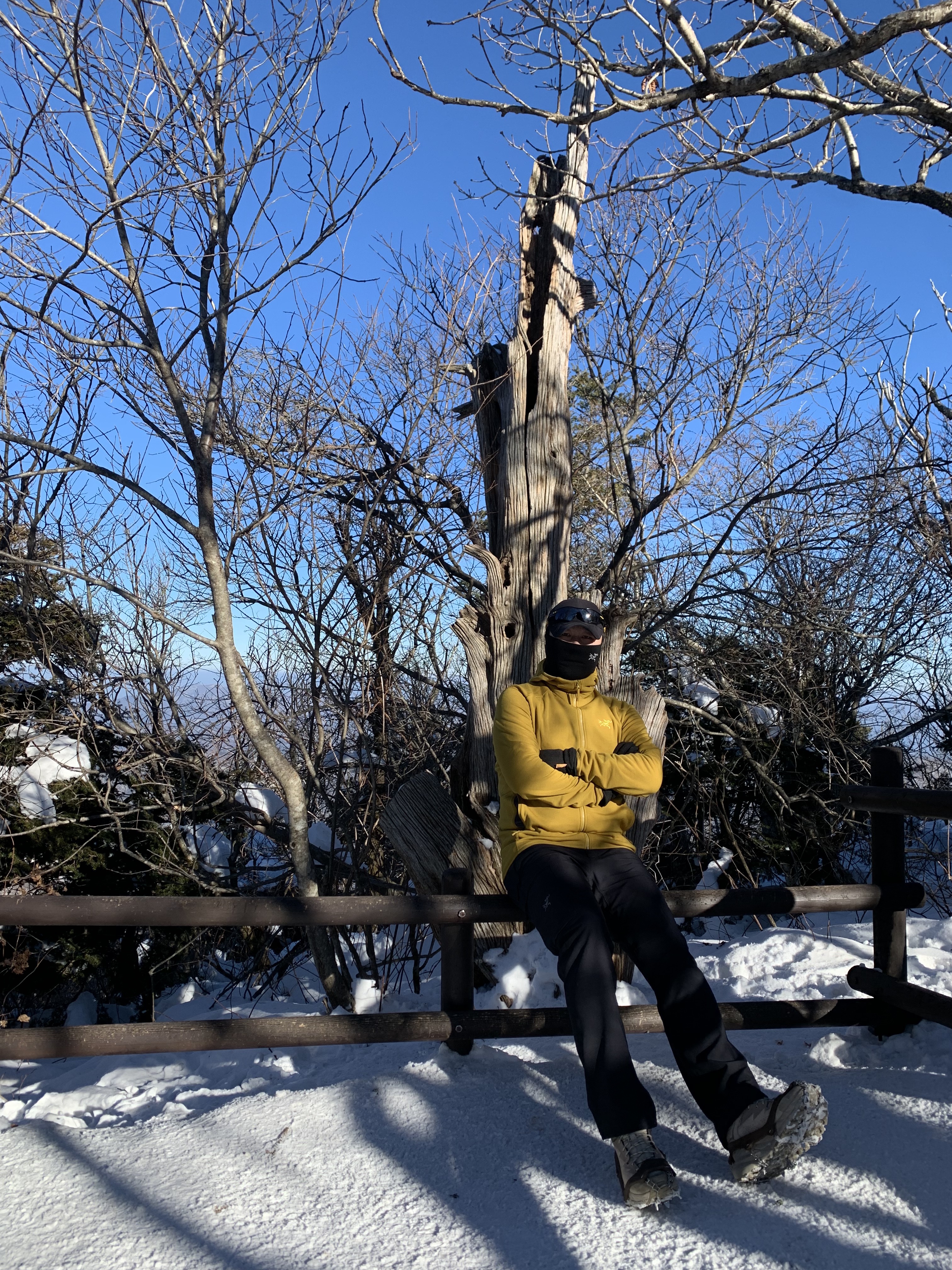 Arc'teryx Gamma MX Pants Black, Arc'teryx Kyanite AR Hoody Black 착용 스타일 - 2