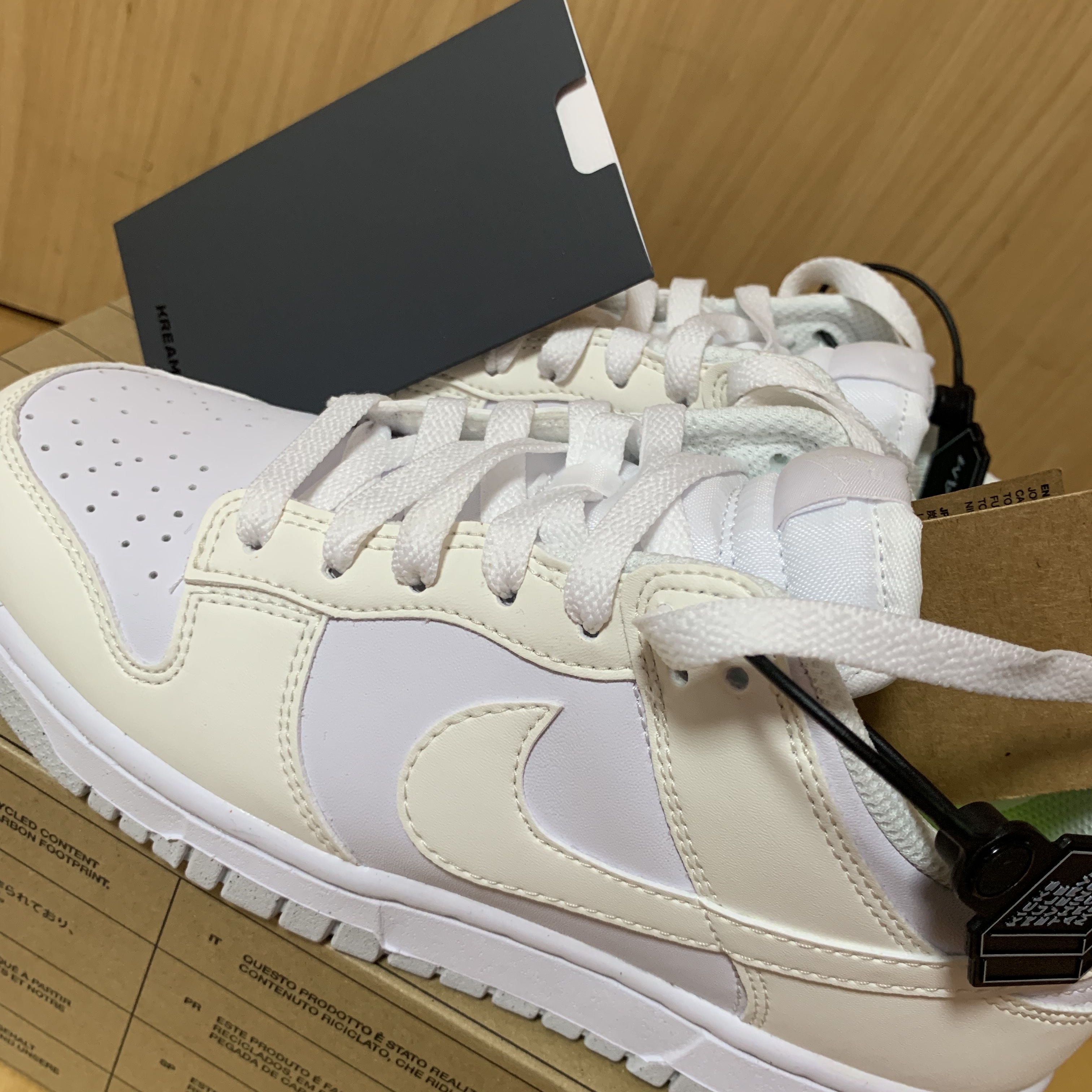 (W) Nike Dunk Low Next Nature Sail 착용 스타일 - 1
