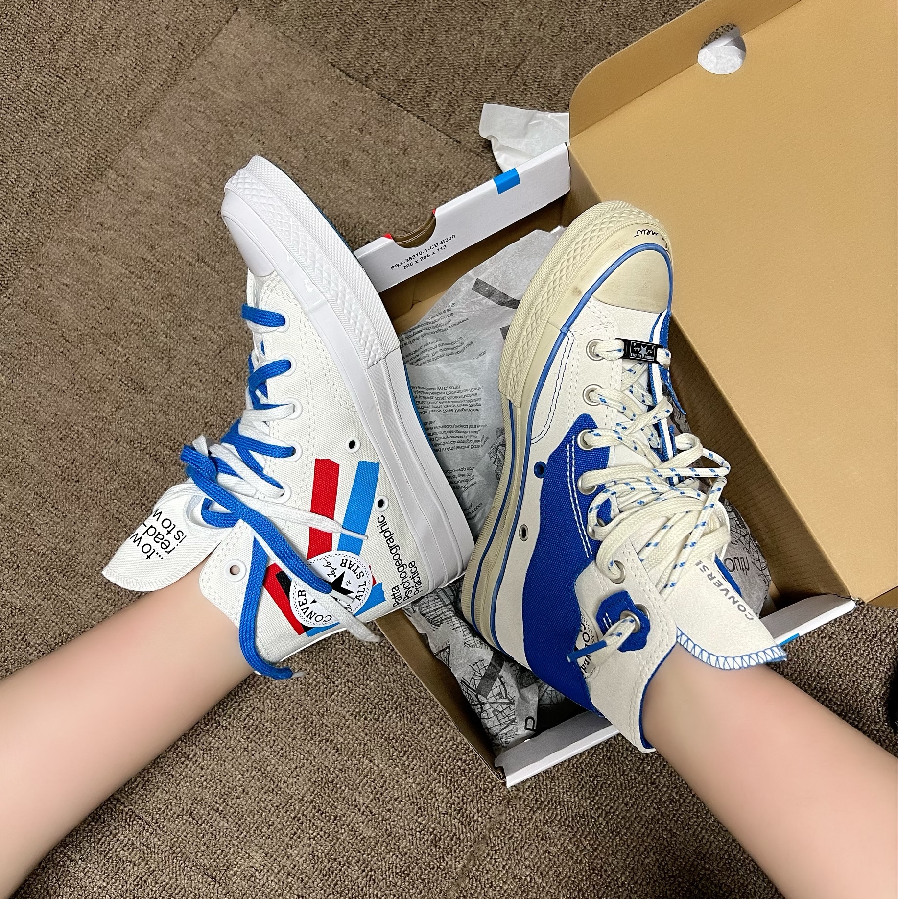 Converse x Ader Error Chuck 70 High White, Converse x Patta x Experimental Jetset Chuck 70 High White 착용 스타일