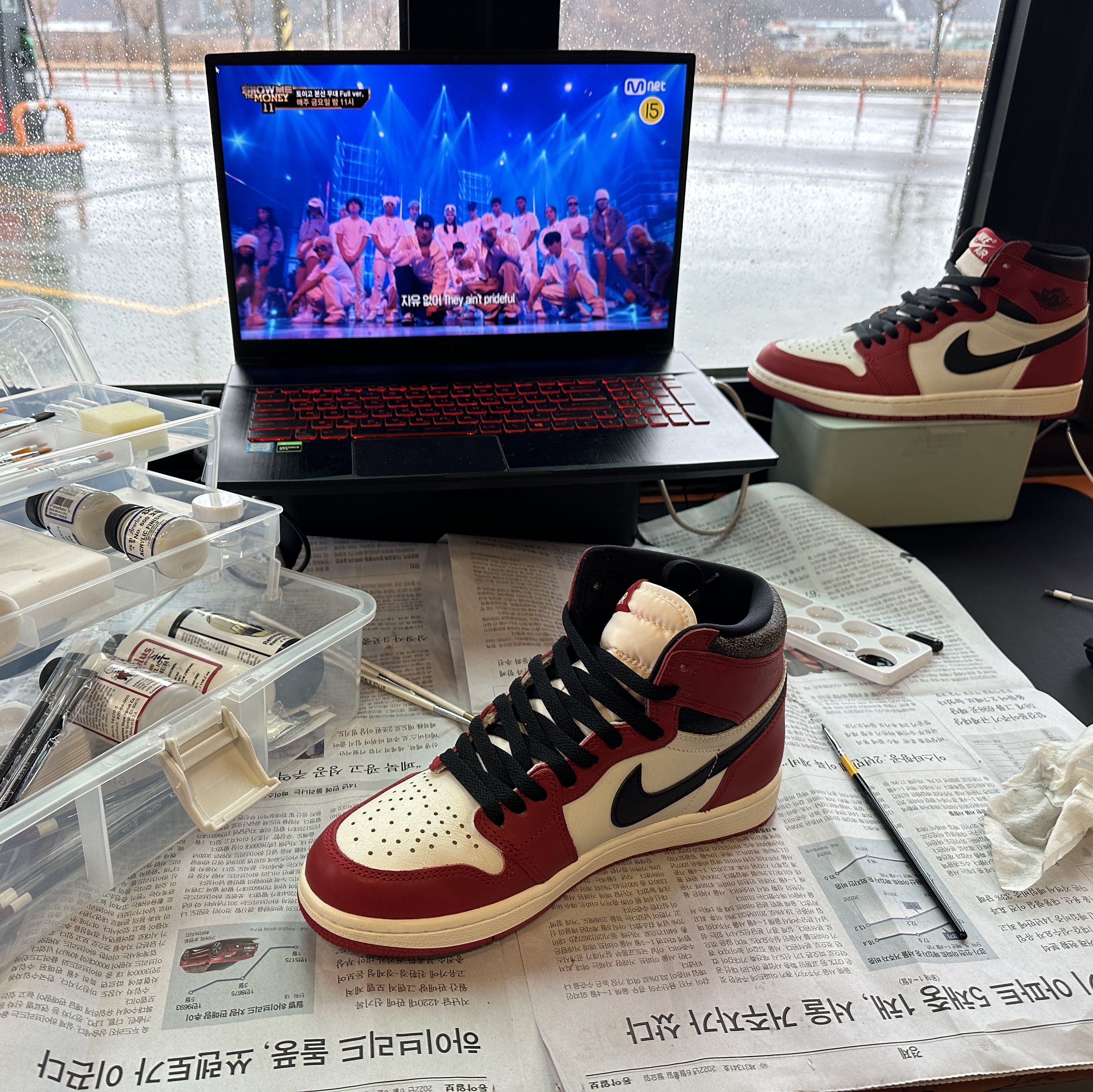 Jordan 1 Retro High OG Chicago 2022 착용 스타일 - 2