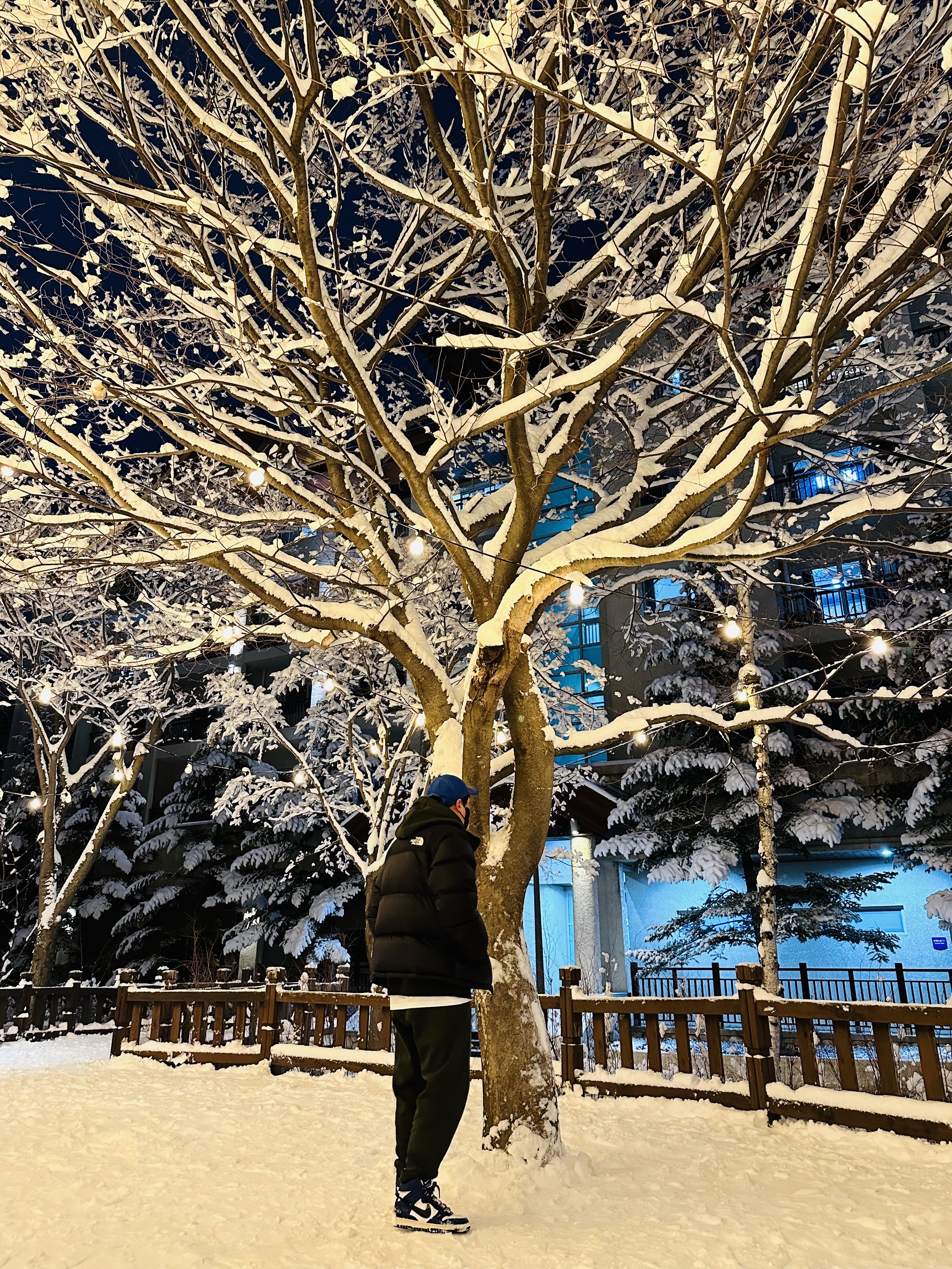 The North Face 1996 Eco Nuptse Jacket Black, Nike x Billie Eilish NRG Fleece Hoodie Sequoia - US/EU 착용 스타일 - 3