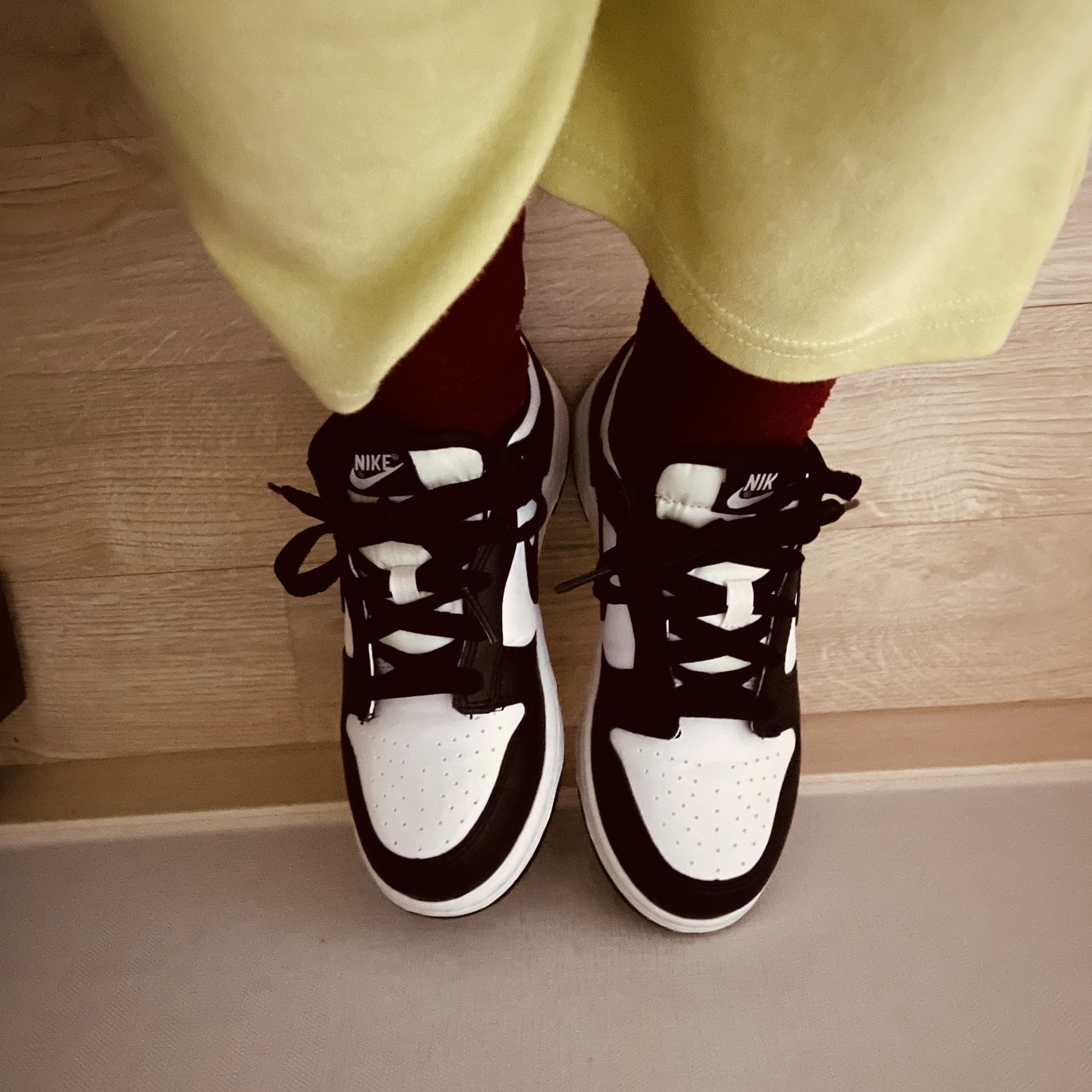 (PS) Nike Dunk Low Black 착용 스타일 - 1
