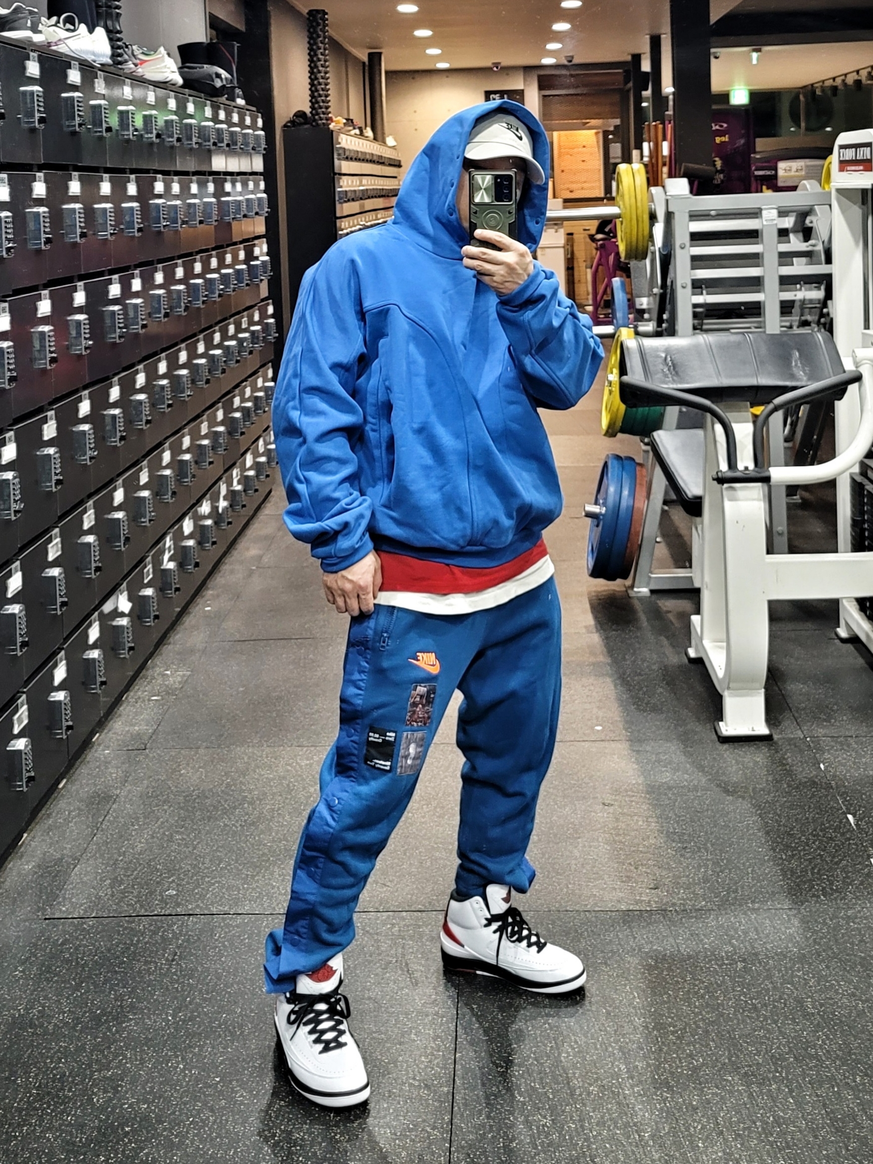 Nike Heritage 86 Futura Washed Cap Light Bone, Jordan 2 Retro OG Chicago 착용 스타일 - 2