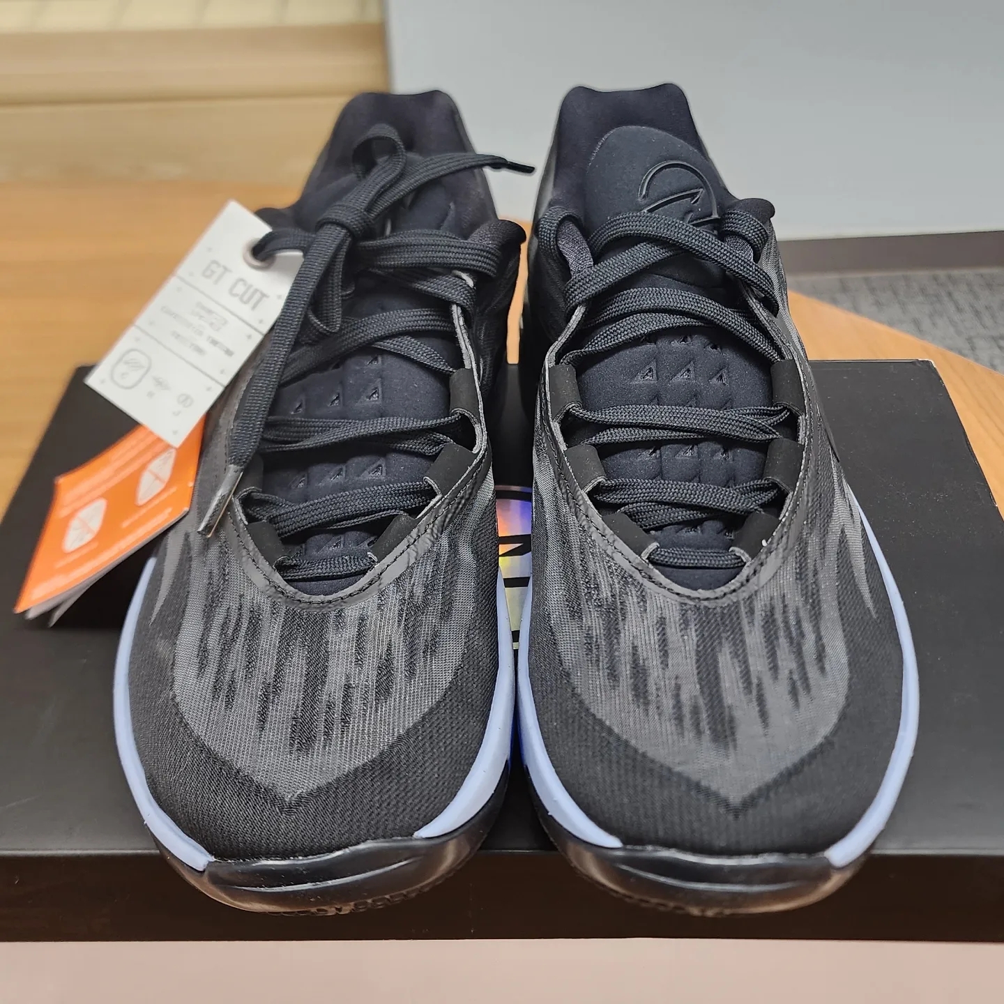 Nike Air Zoom GT Cut 2 Black Racer Blue 착용 스타일 - 4