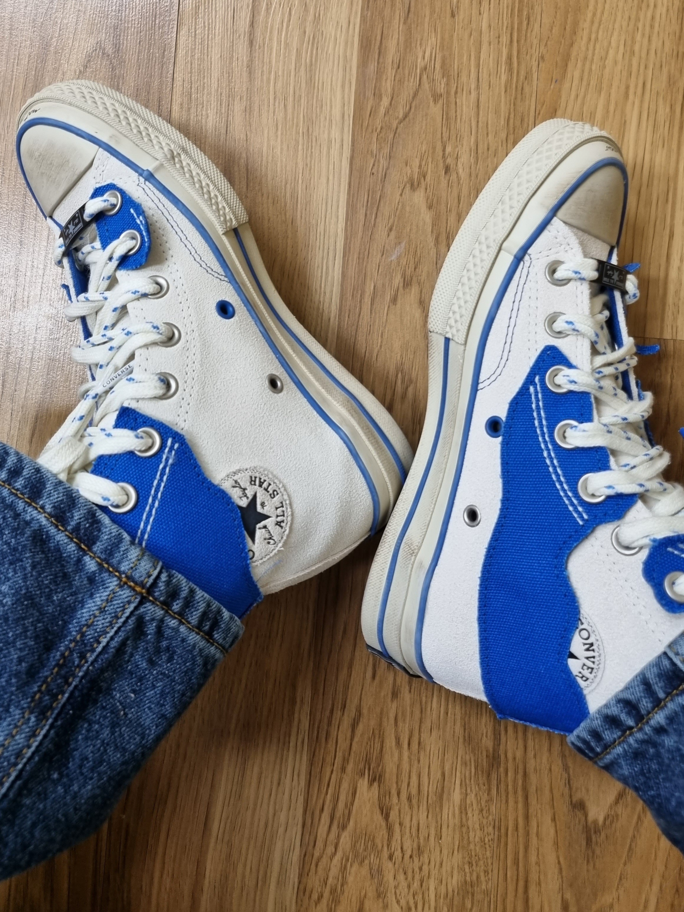 Converse x Ader Error Chuck 70 High White 착용 스타일