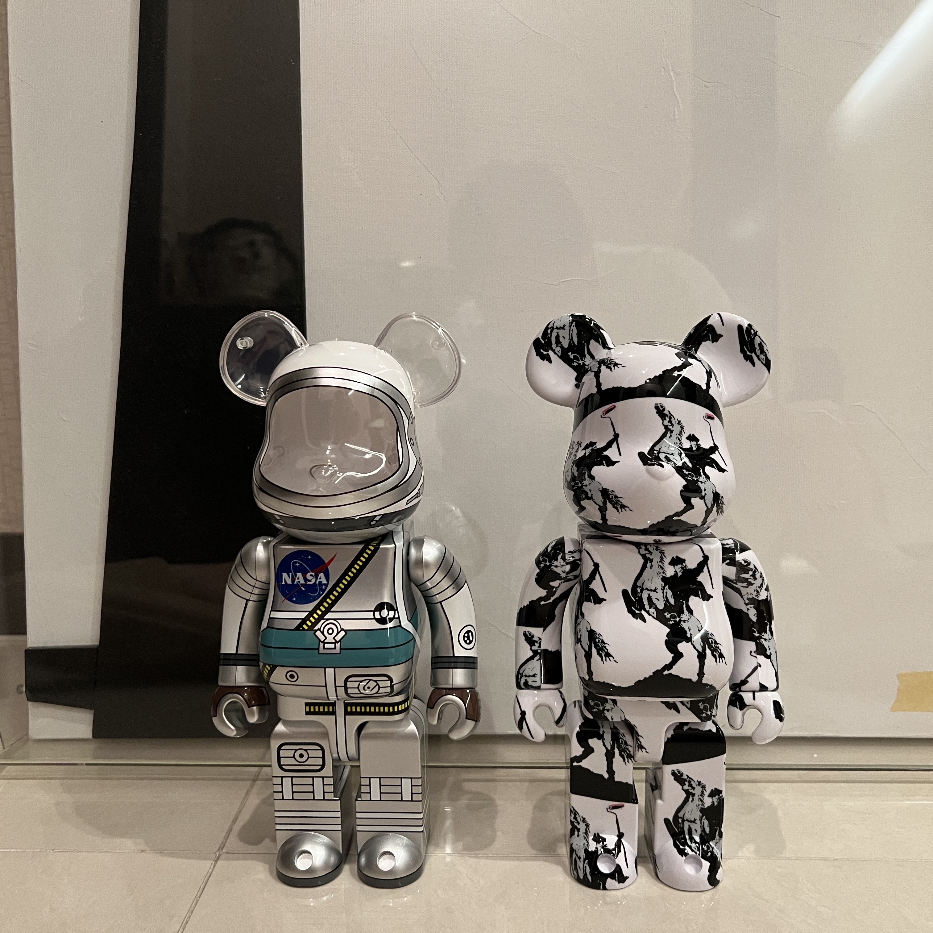 Bearbrick Project Mercury Astronaut 100% & 400% Set 착용 스타일 - 3