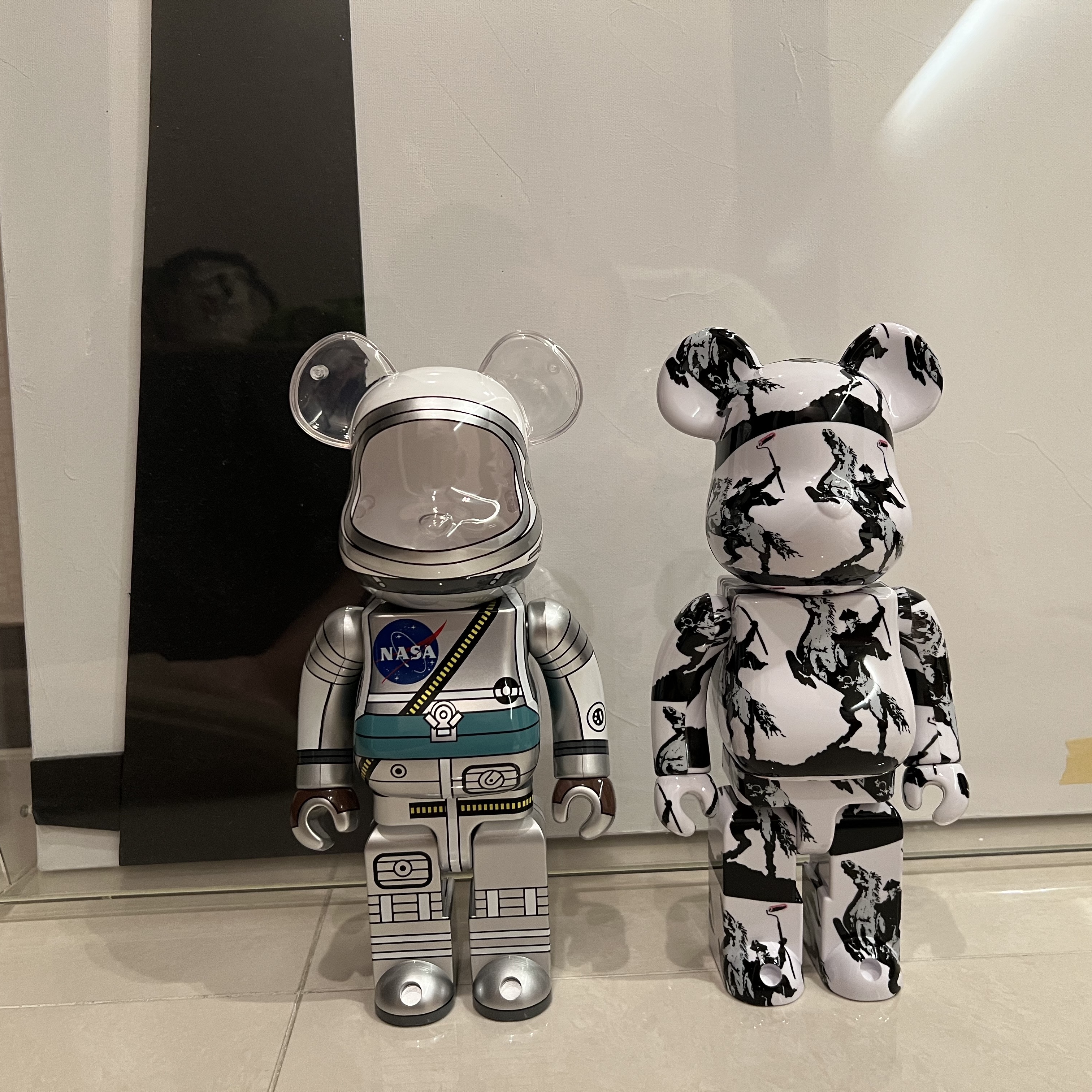 Bearbrick Project Mercury Astronaut 100% & 400% Set 착용 스타일 - 2