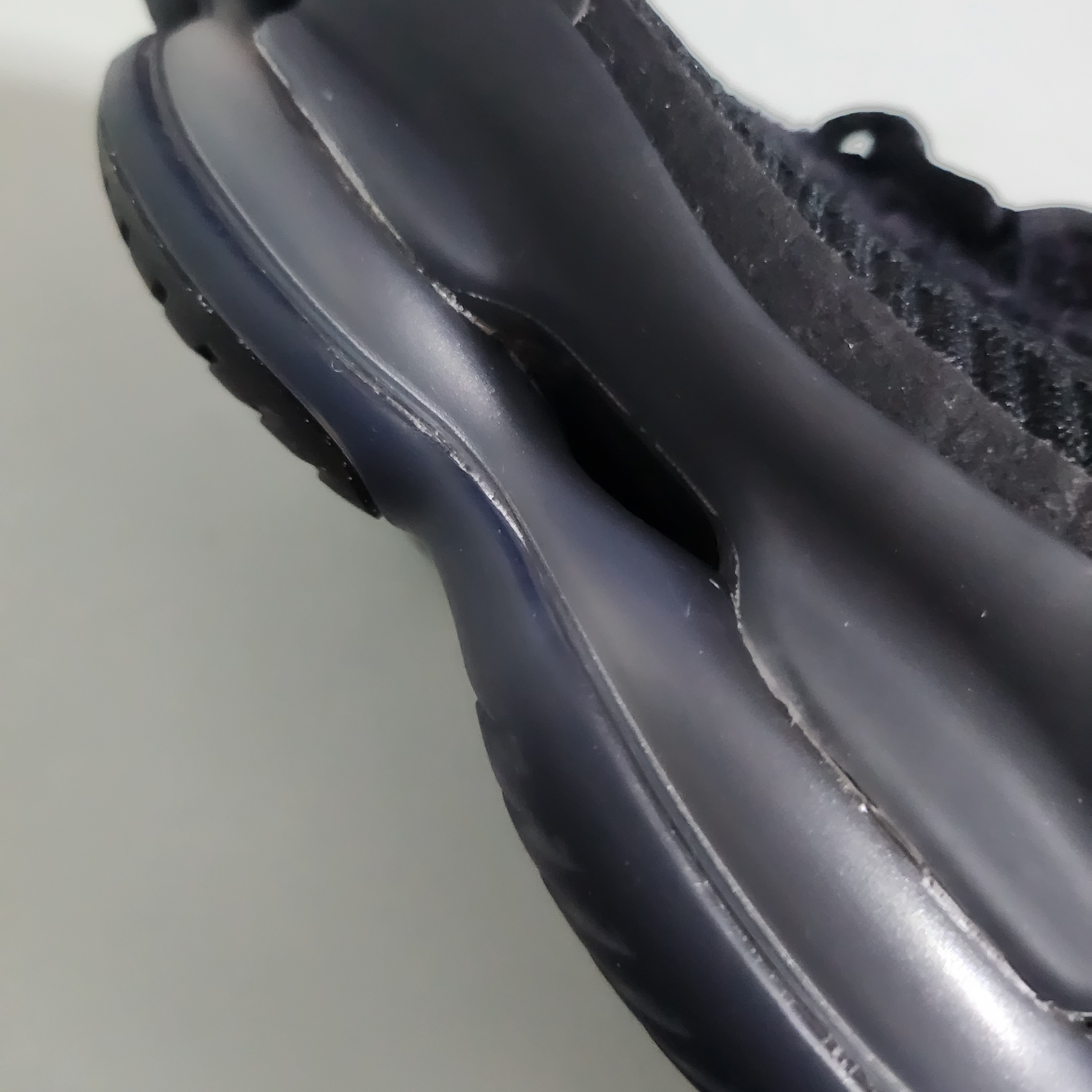 (W) Nike Air Max Scorpion Flyknit Black Anthracite 착용 스타일 - 1